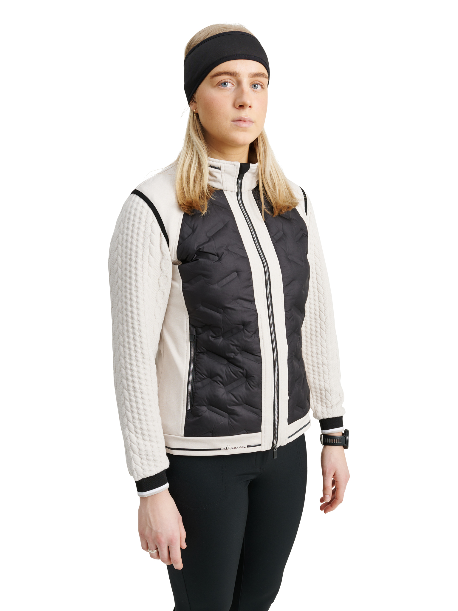 Lds Grove hybrid vest - black/stone