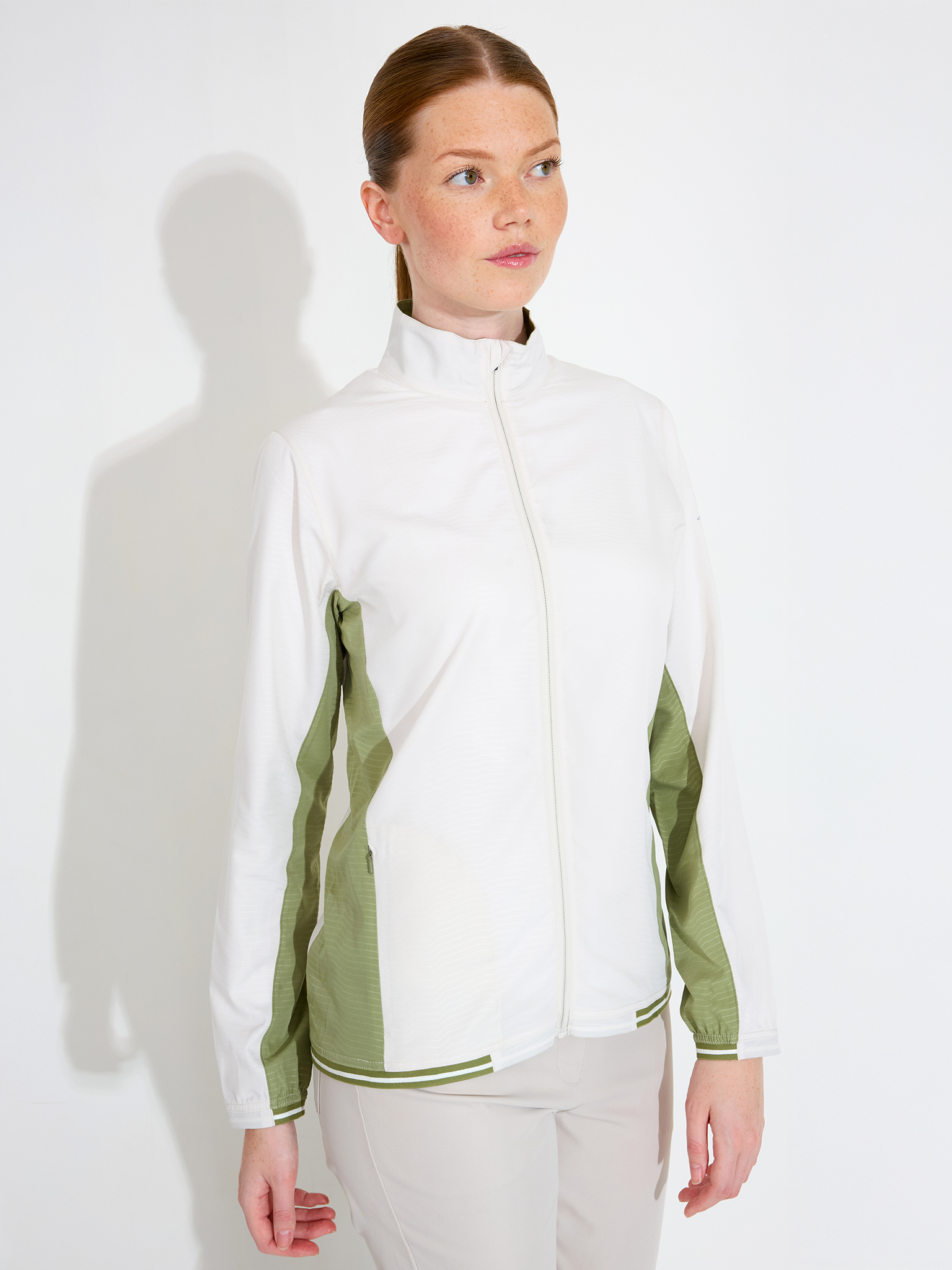 Lds Lanark stretch wind jacket - linden