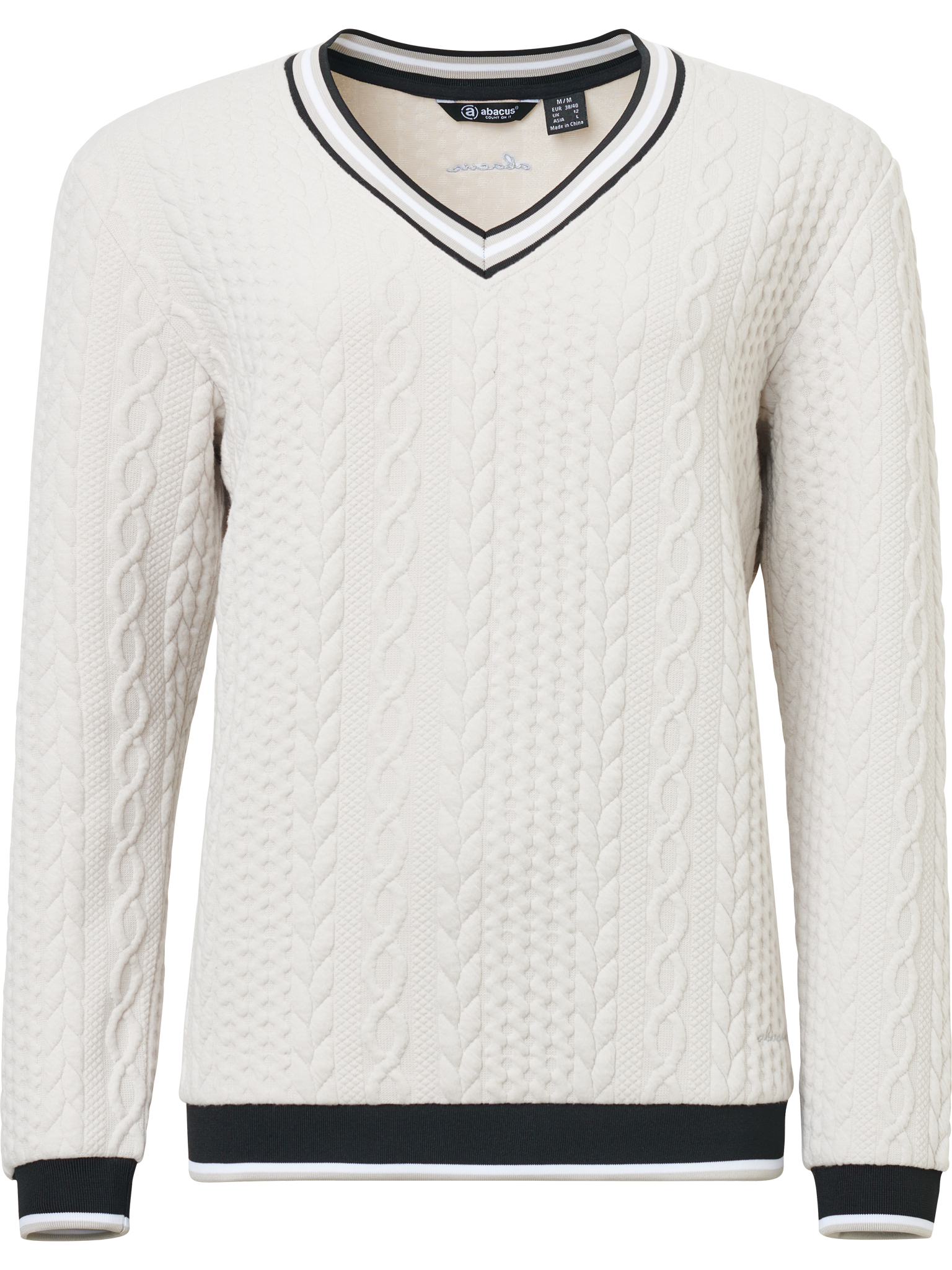 Lds Woburn midlayer pullover - stone melange