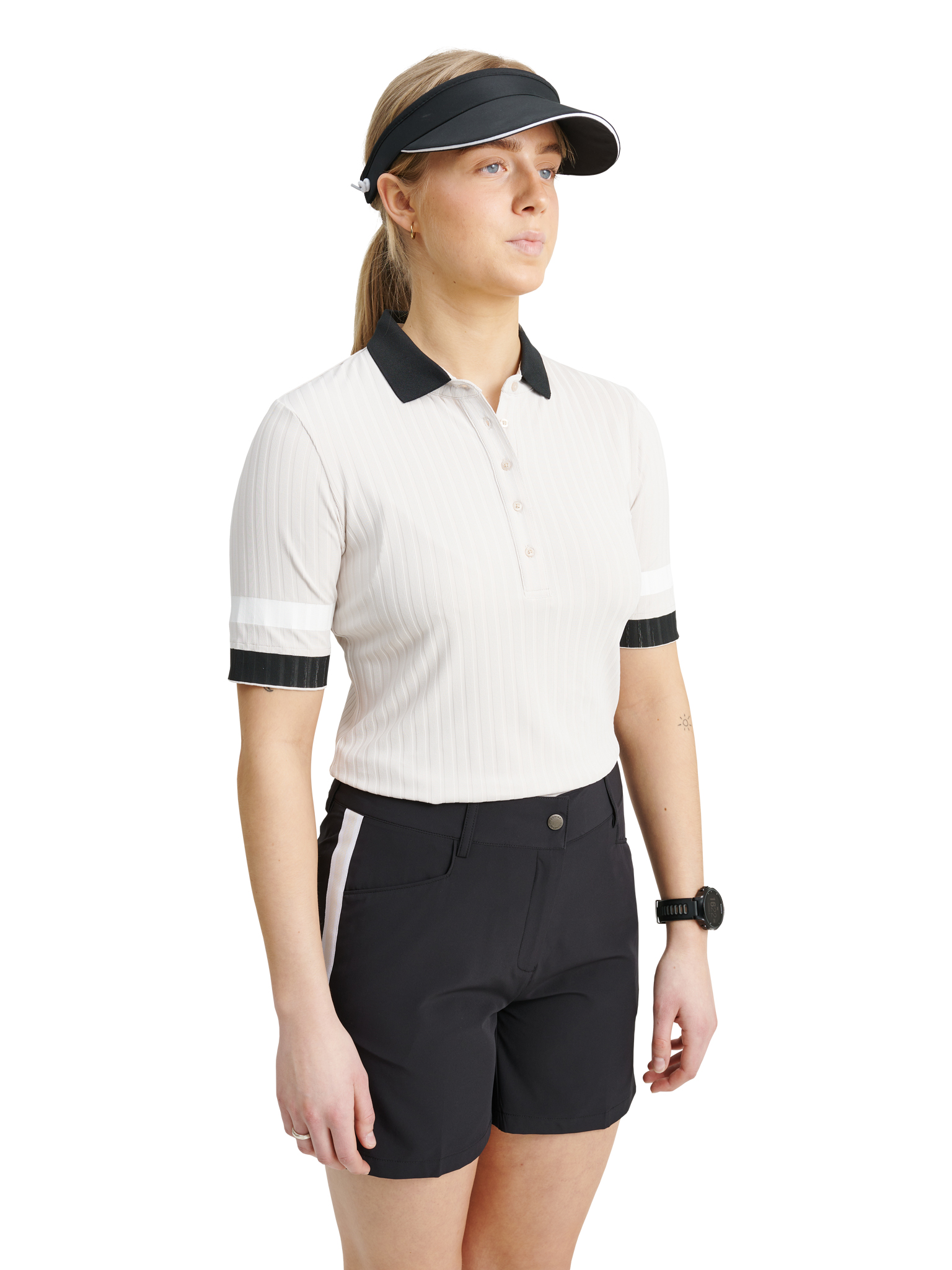 Lds Pebble halfsleeve - stone