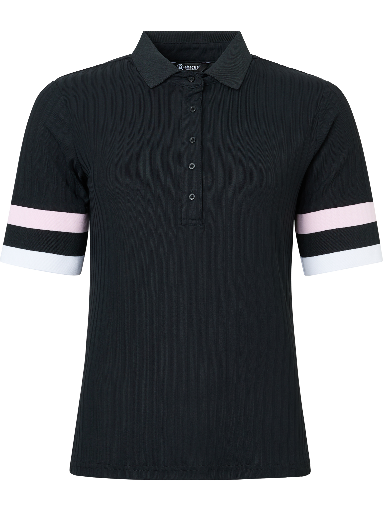 Lds Pebble halfsleeve - black/begonia
