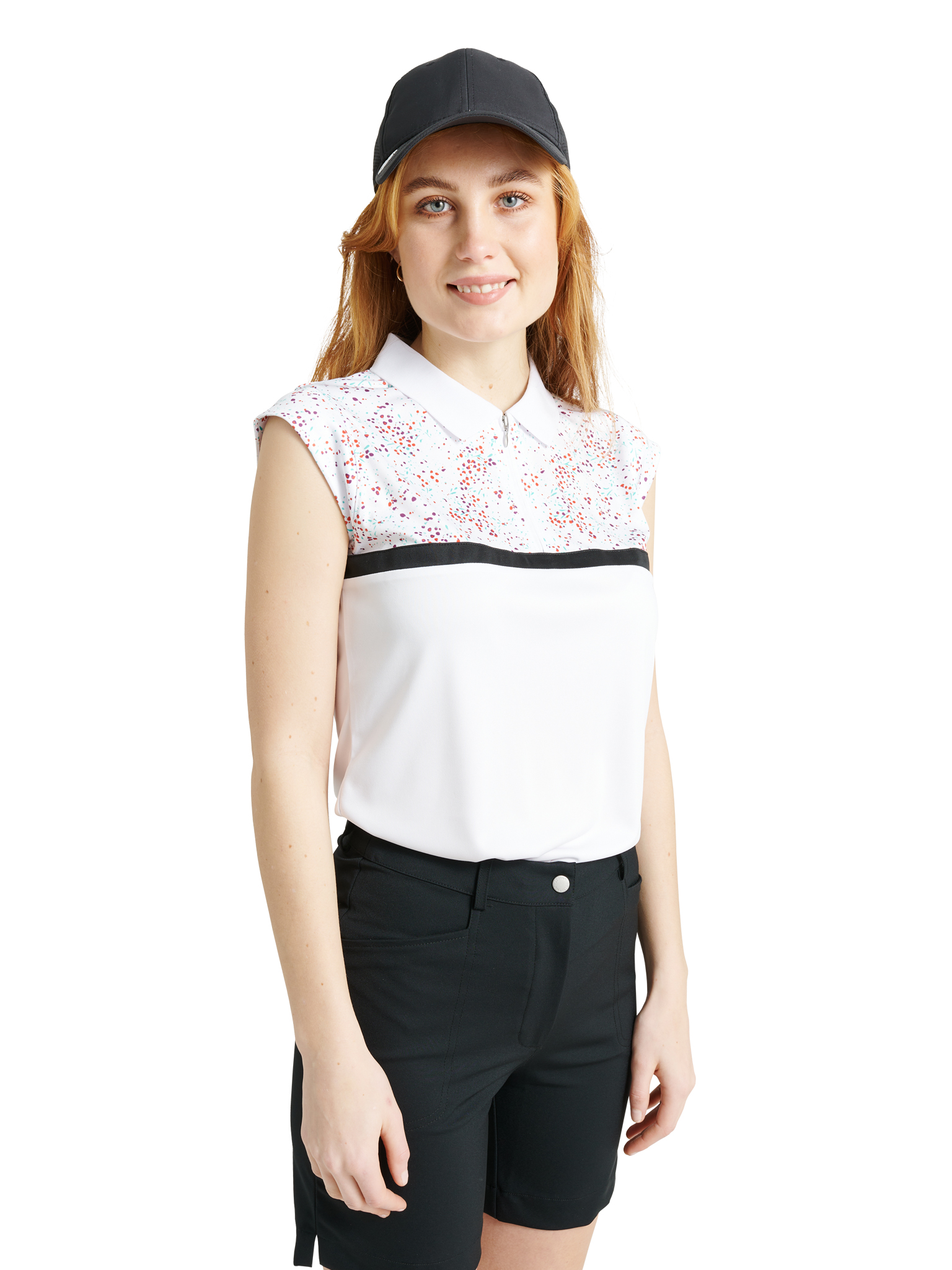 Lds Juliet wing - white floral