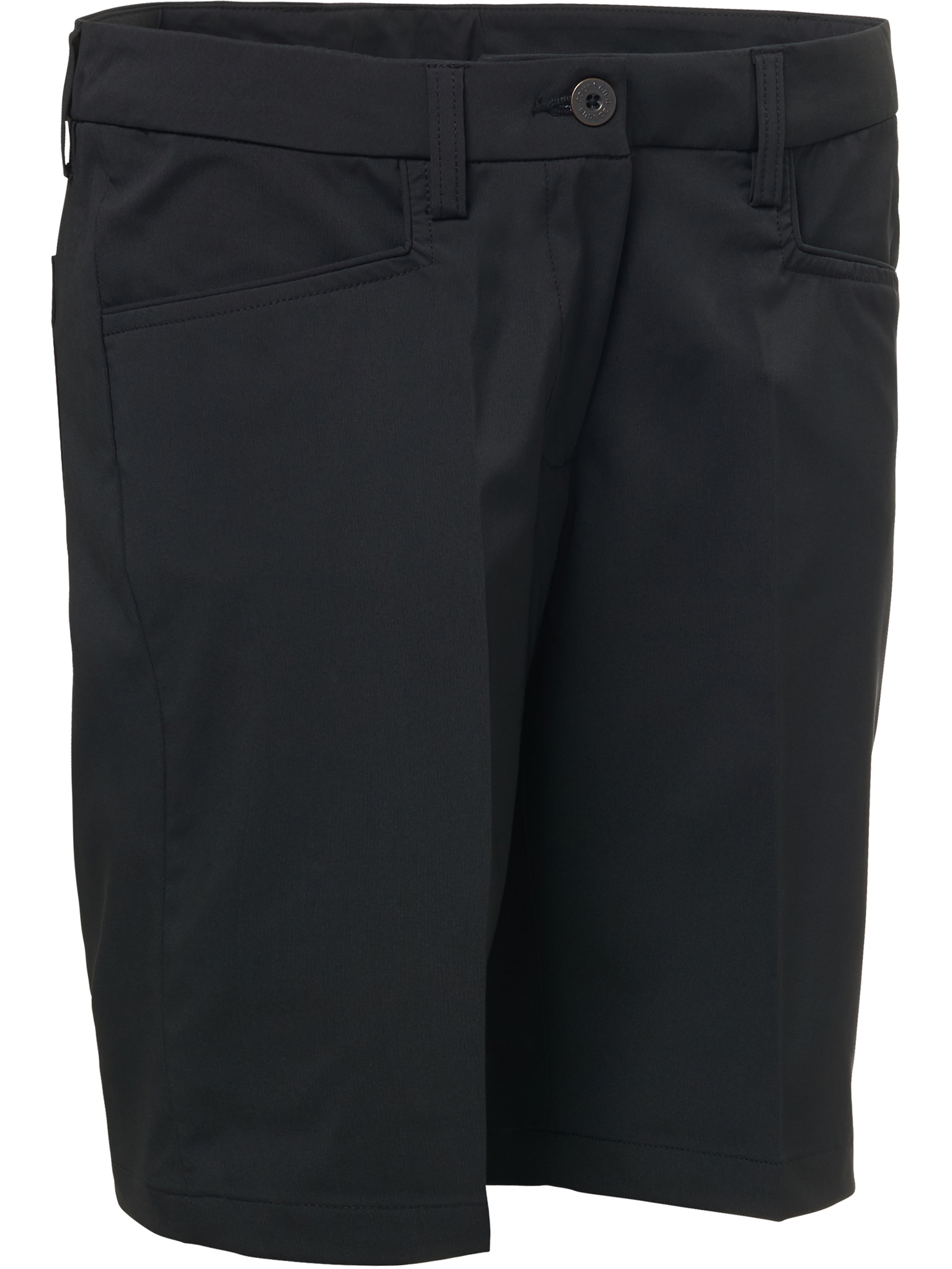 Lds Cleek stretch shorts 46cm - black