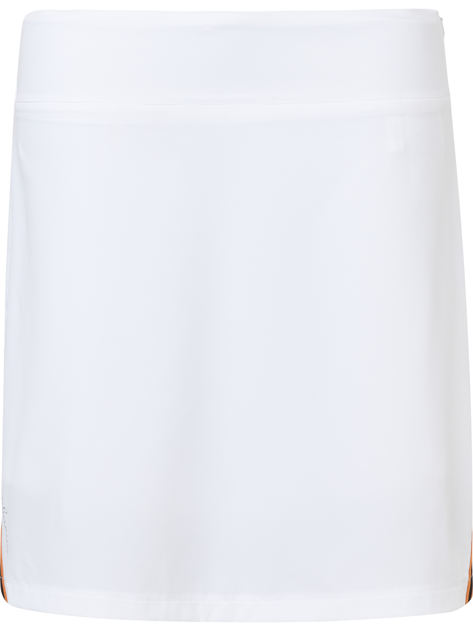 Lds Brook stripe skort 45cm - white/black