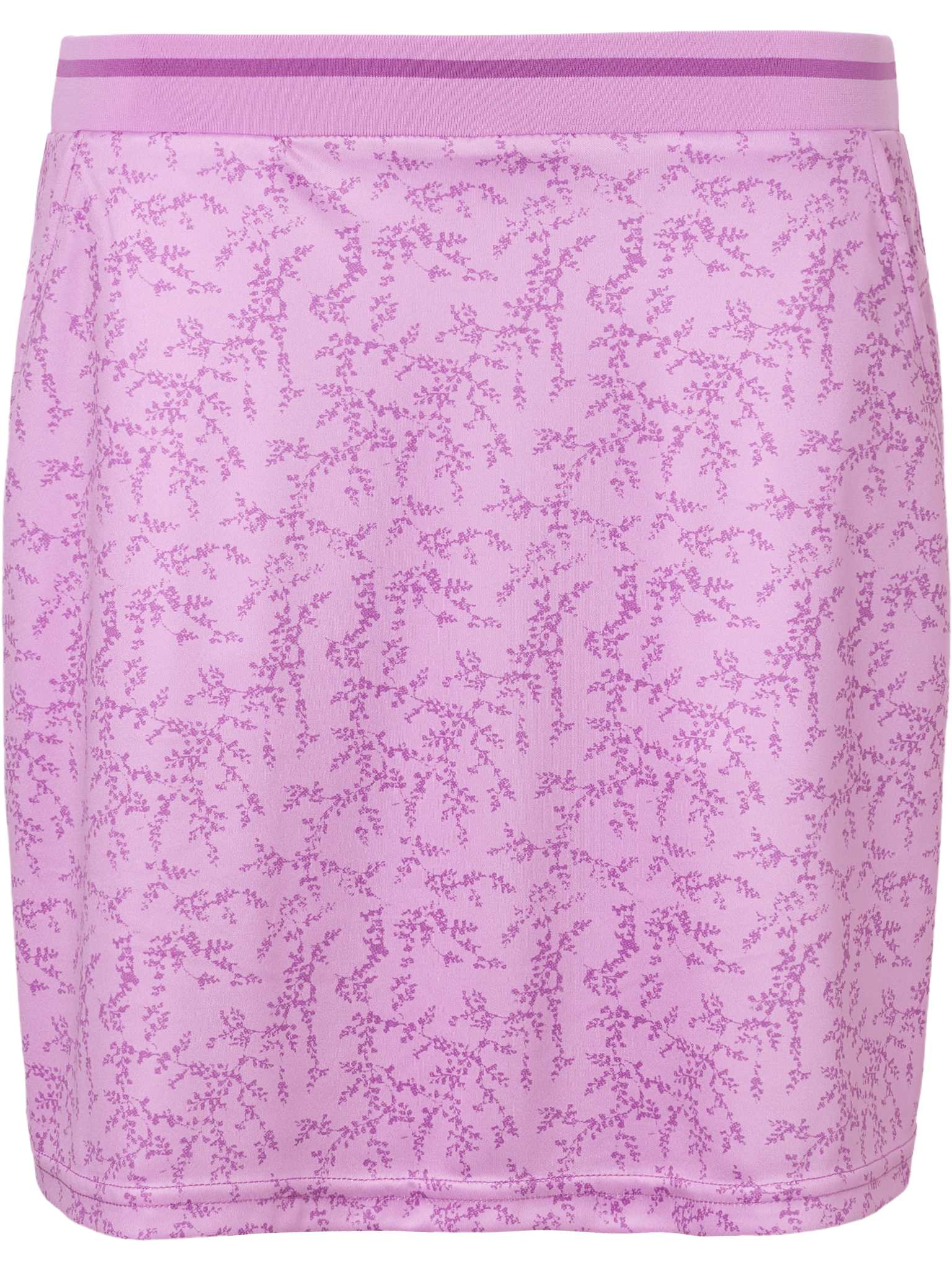 Lds Cherry skort 45cm - iris flower