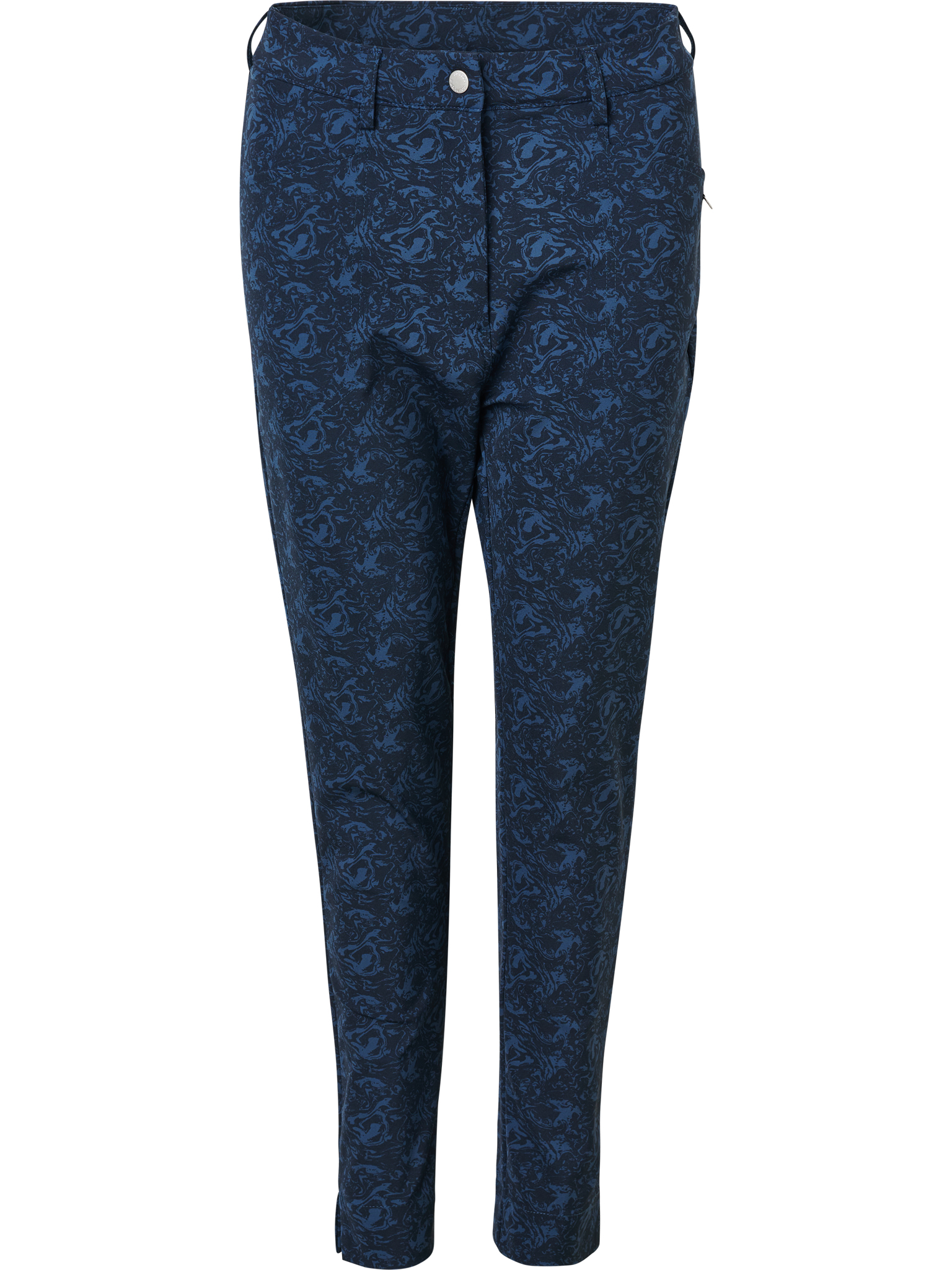 Lds Elite Graphic 7/8 trousers - peacock blue
