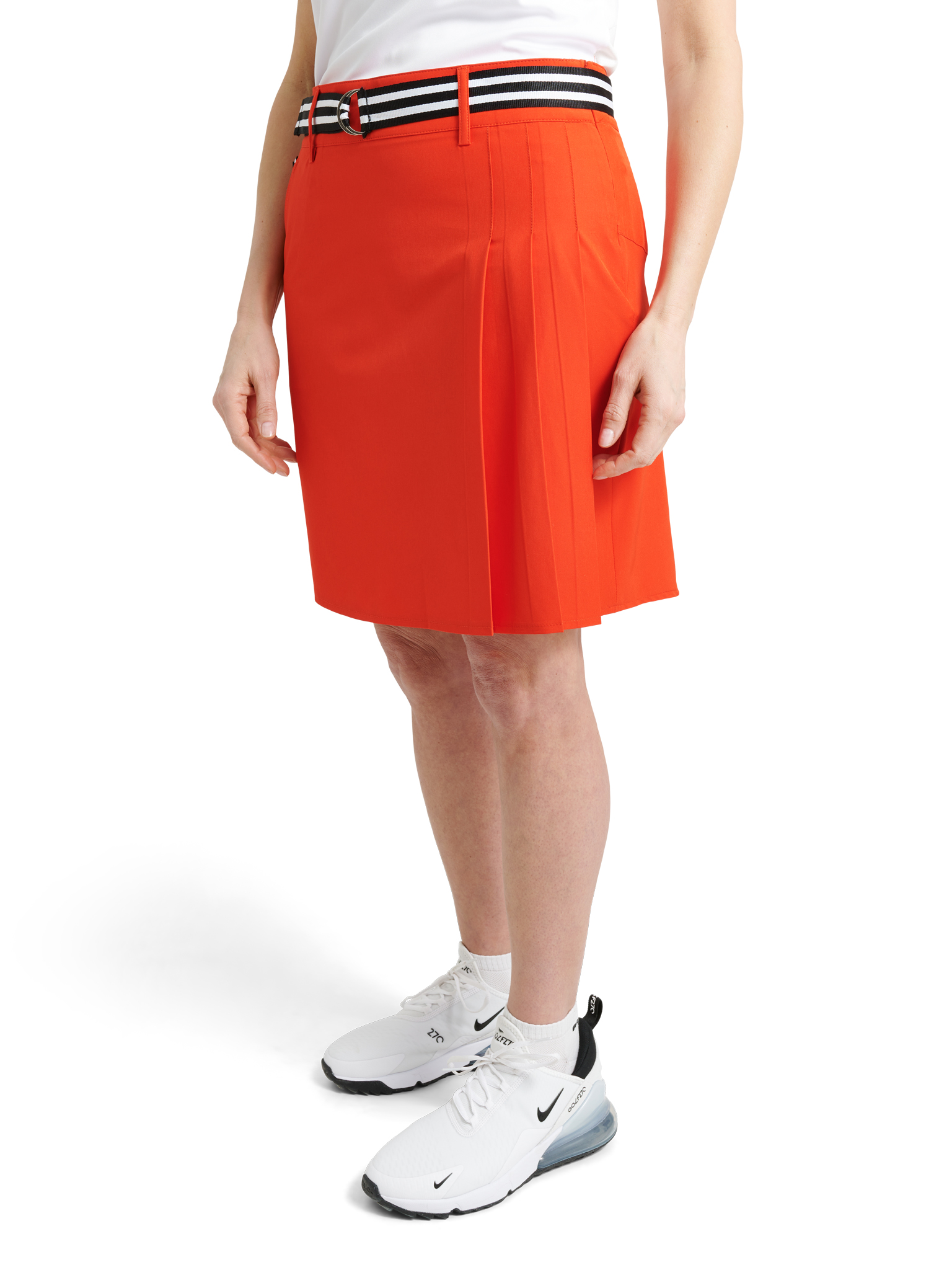 Lds Kildare skort 50cm - poppy red