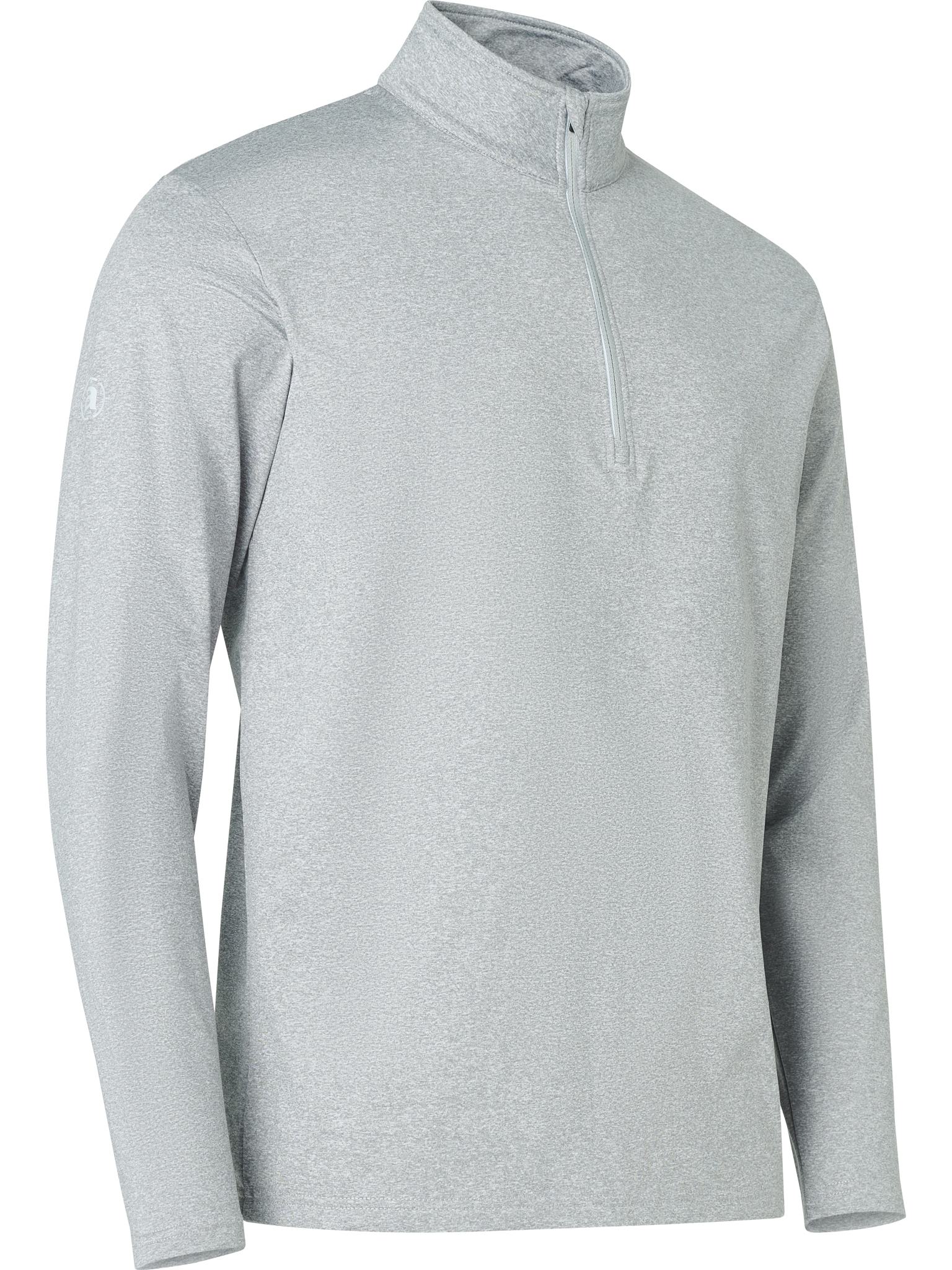 Jr Dunbar halfzip fleece - lt.greymelange