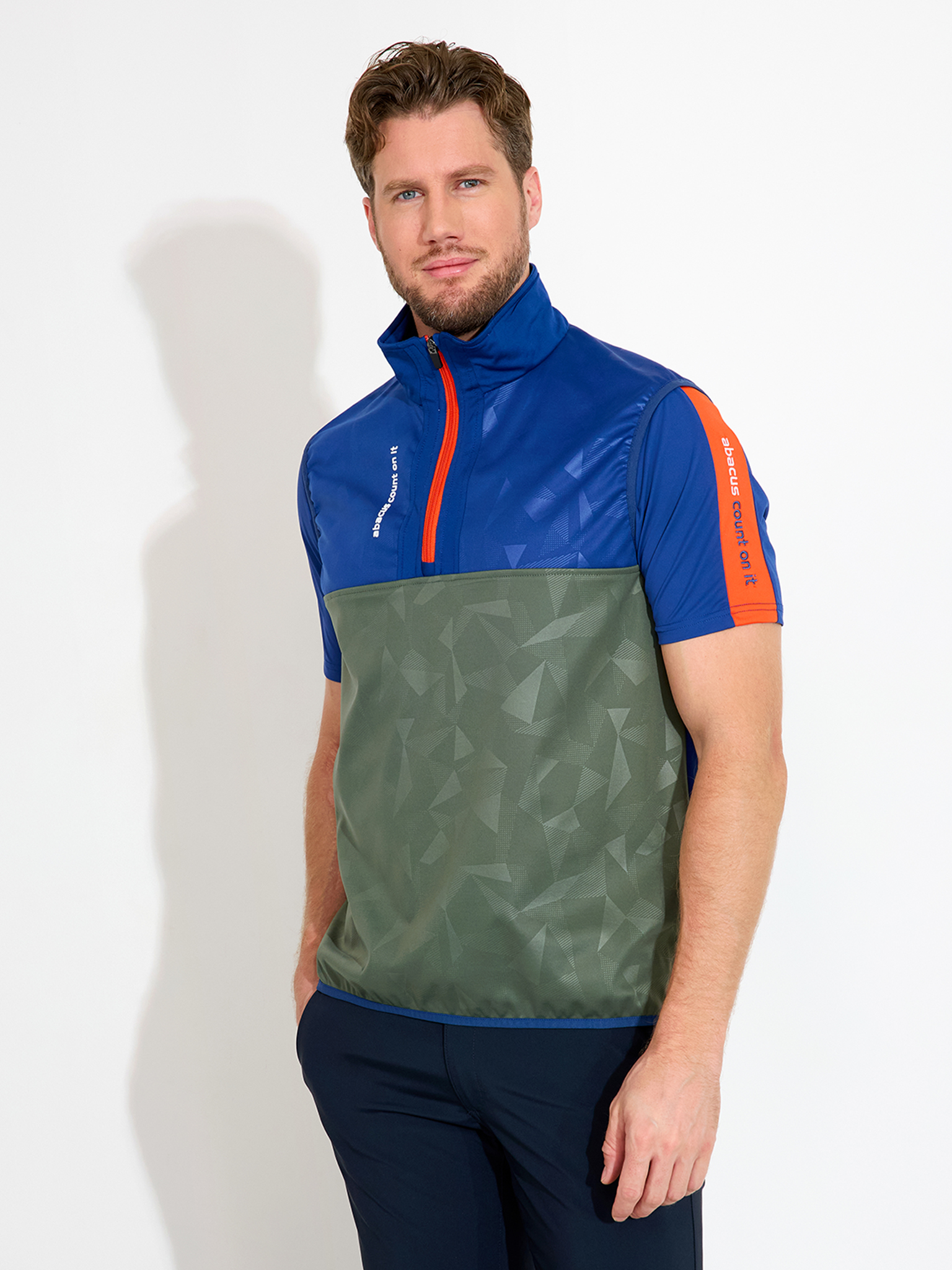 Mens Kingsbarns hybrid vest - forest