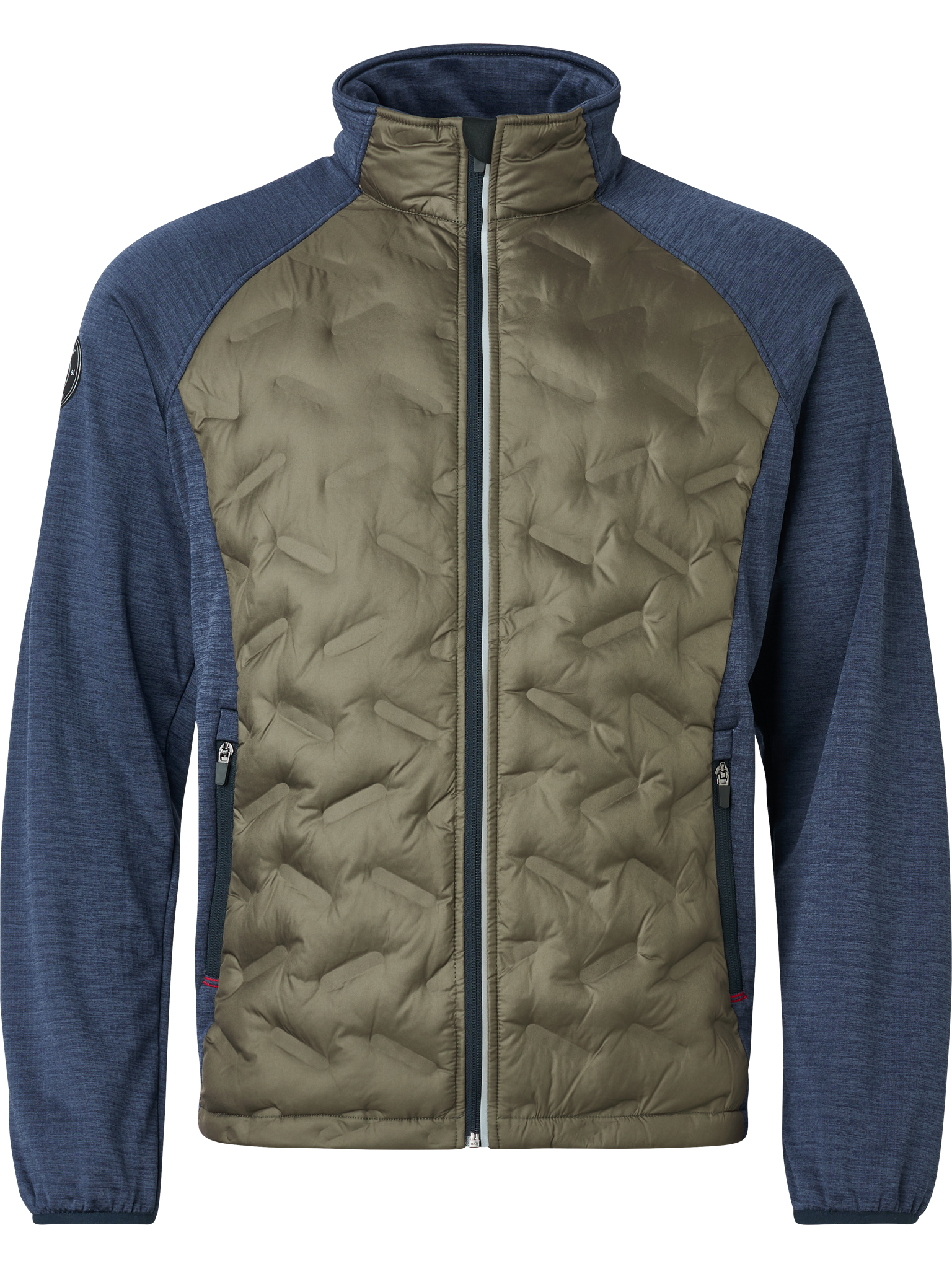 Mens Elgin hybrid  jacket - olive