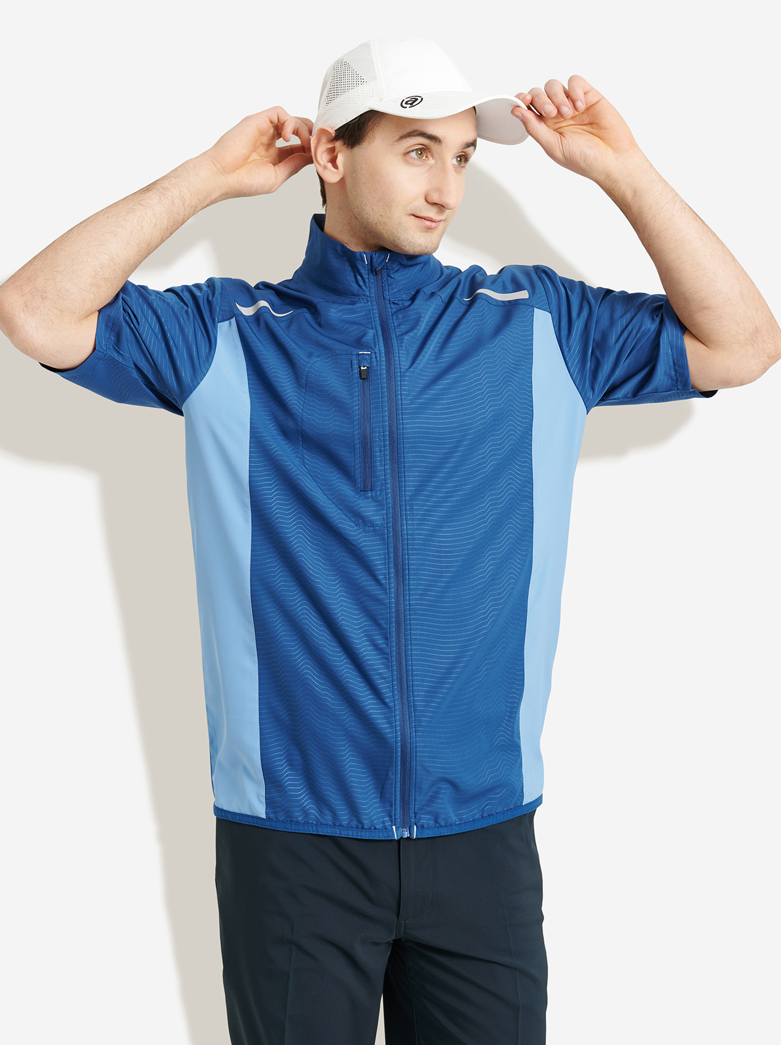 Mens Lanark stretch windshirt - heaven