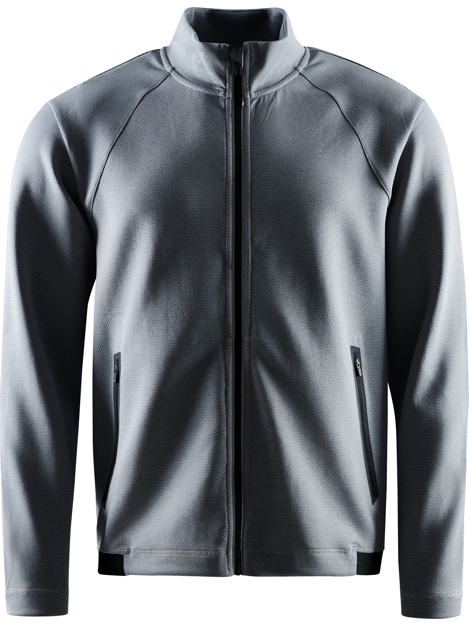 Mens Layer fleece jacket - greymelange