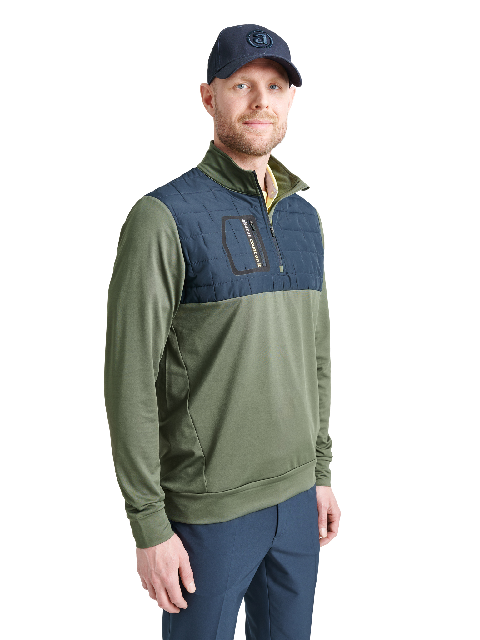 Mens Hoylake thermo midlayer - forest