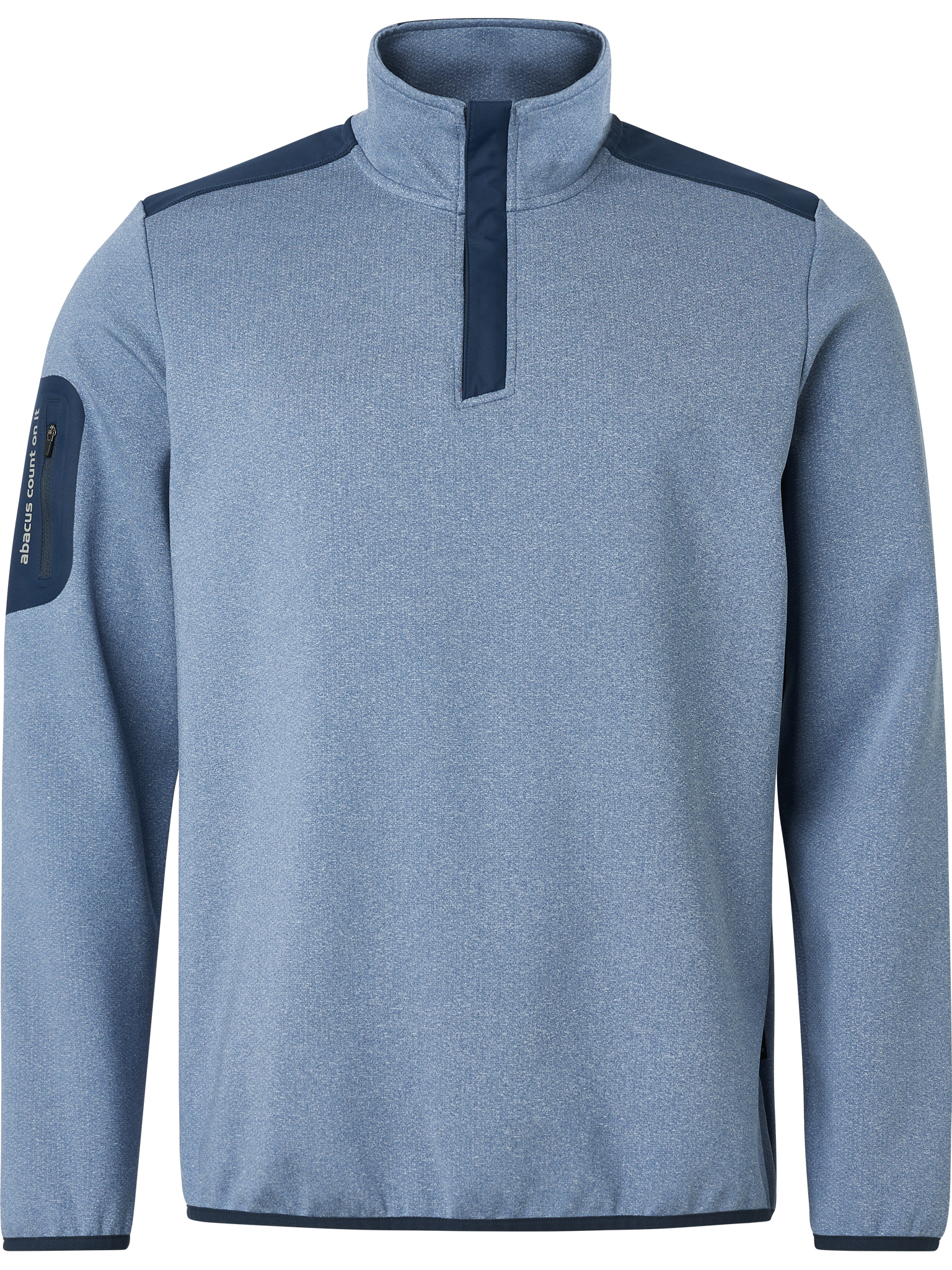 Mens Scramble halfzip - blue