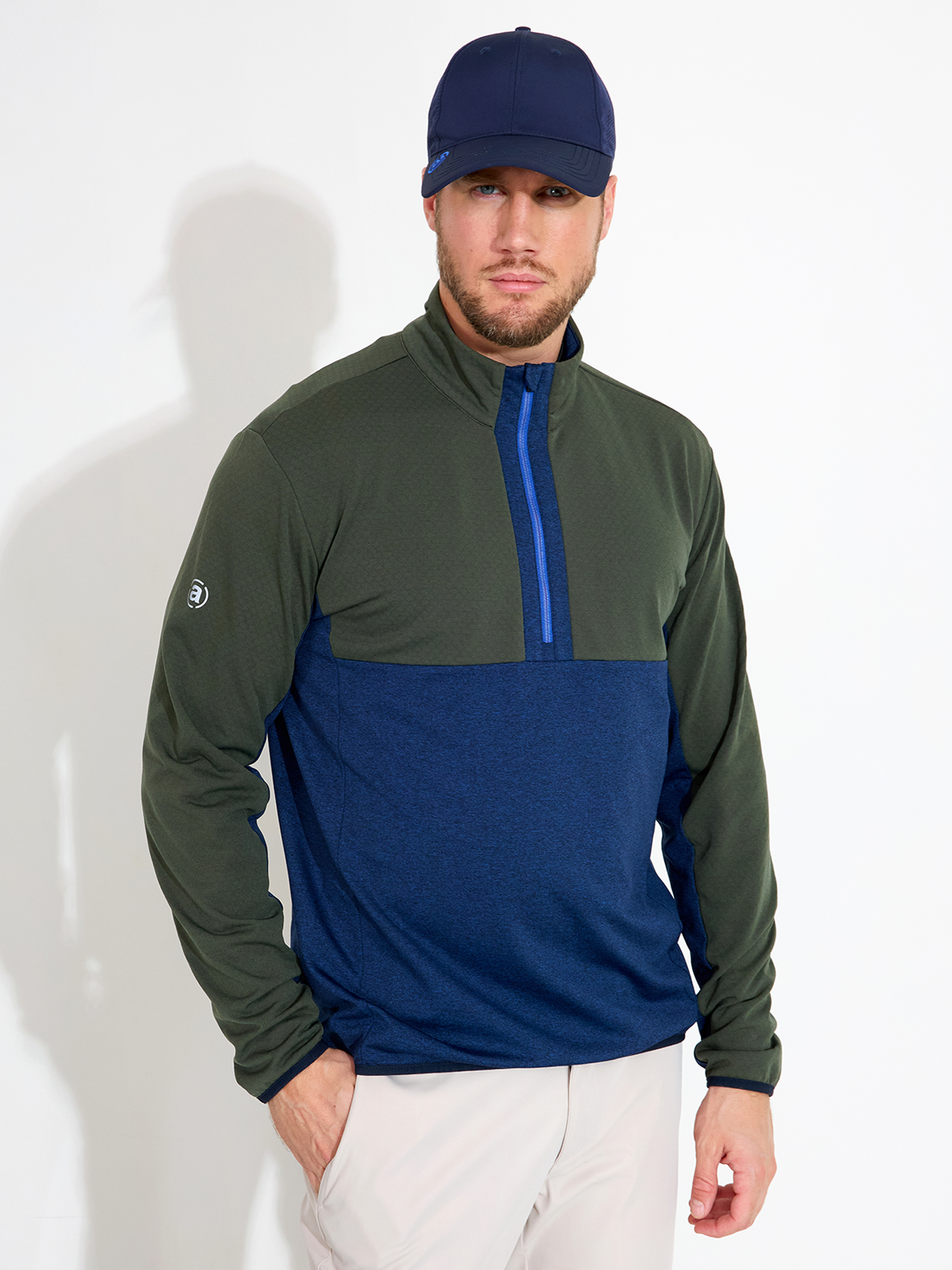 Mens Erne midlayer - forest