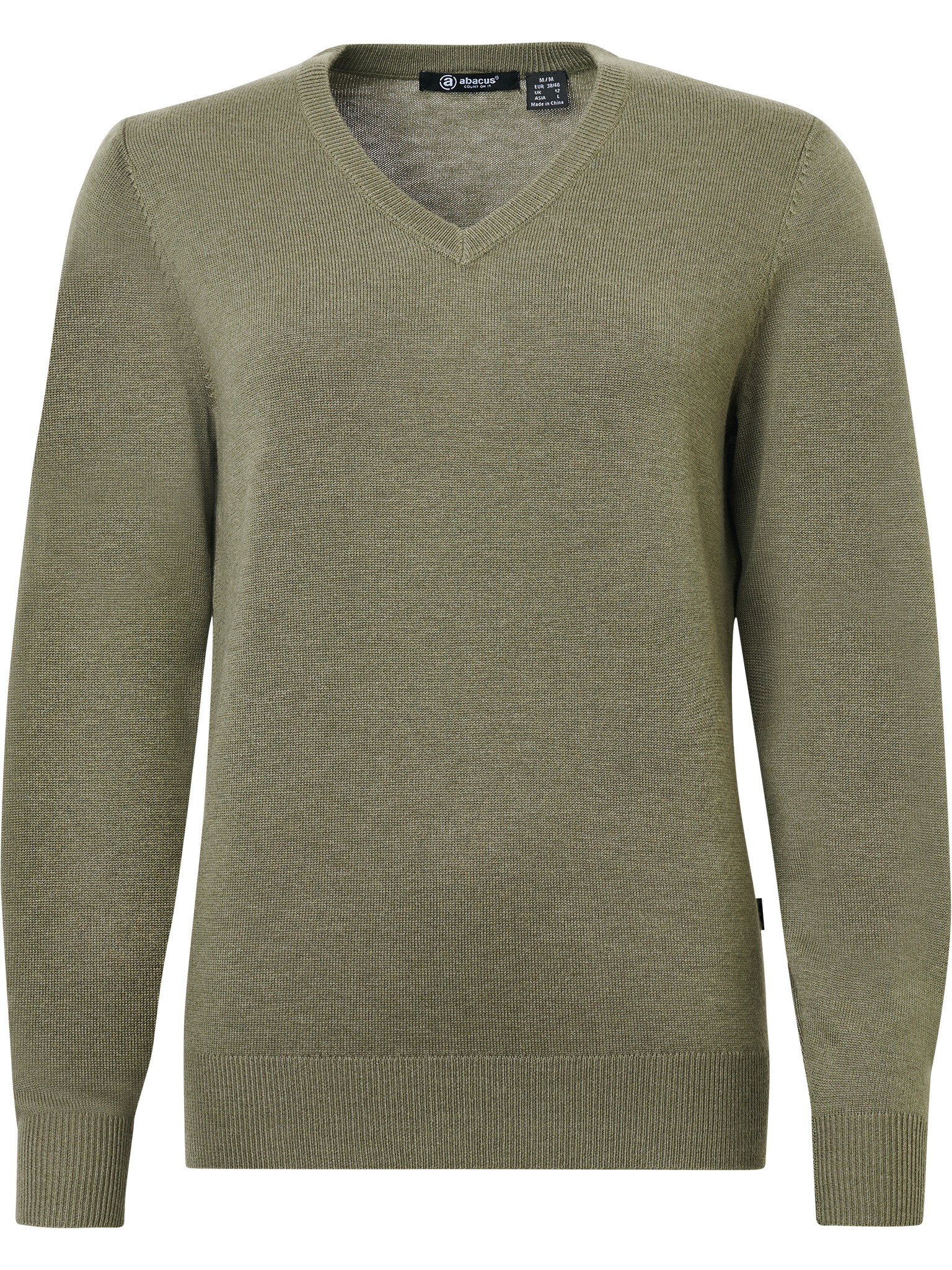 Lds Liffin V-neck pullover - forest