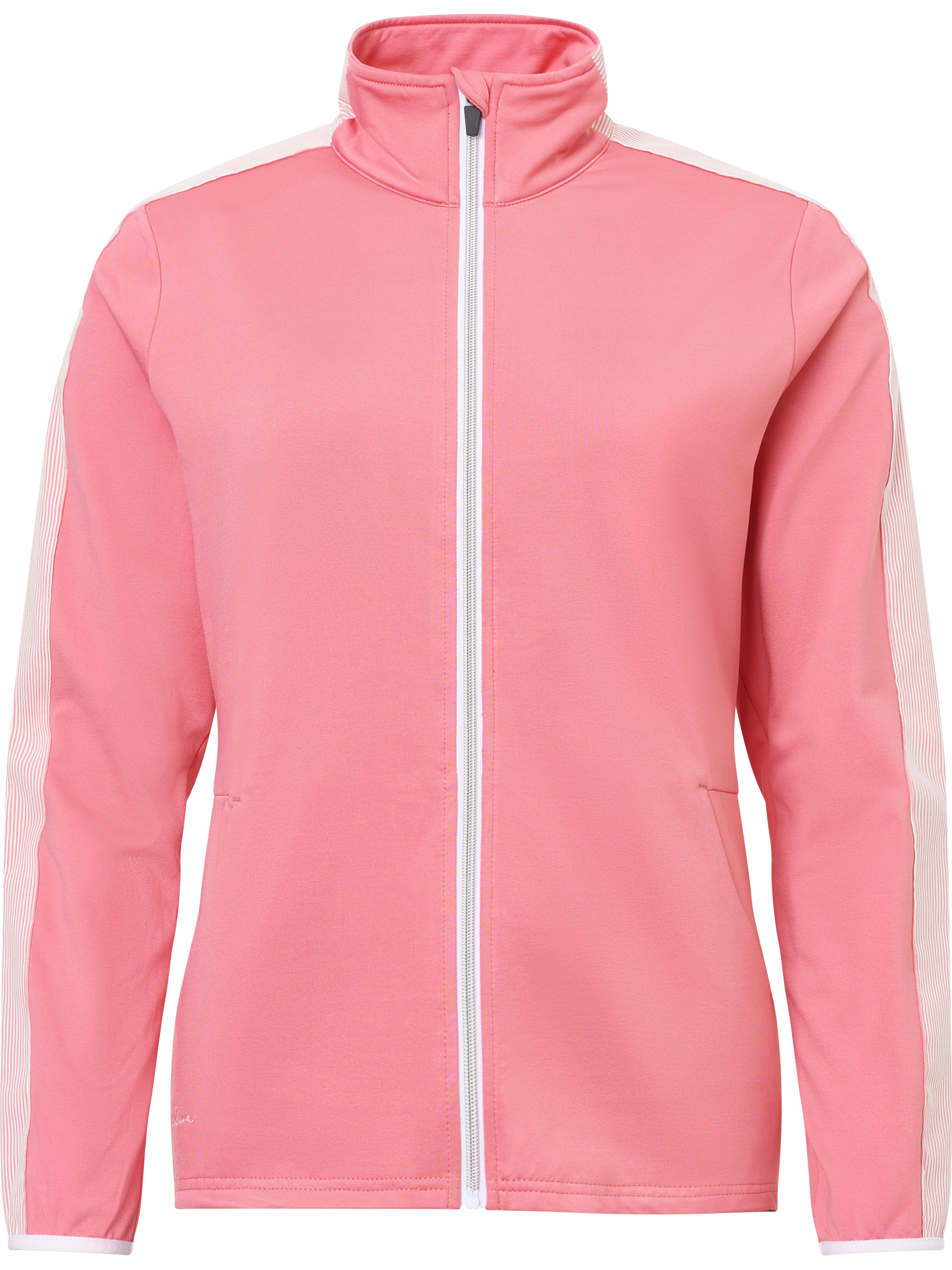 muguet stand collar midi coat（PINK） Satin Twill One Button Notch Collar Jacket