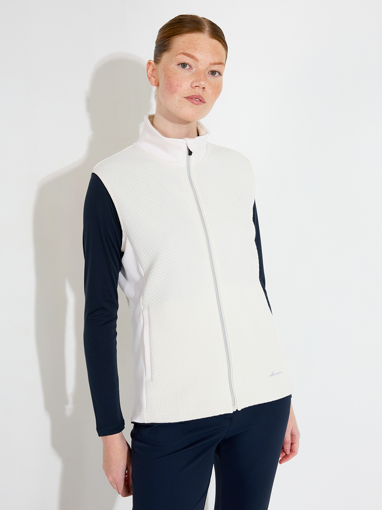 Lds Carden midlayer vest - clam Slipovers - WOMEN | Golf clothing