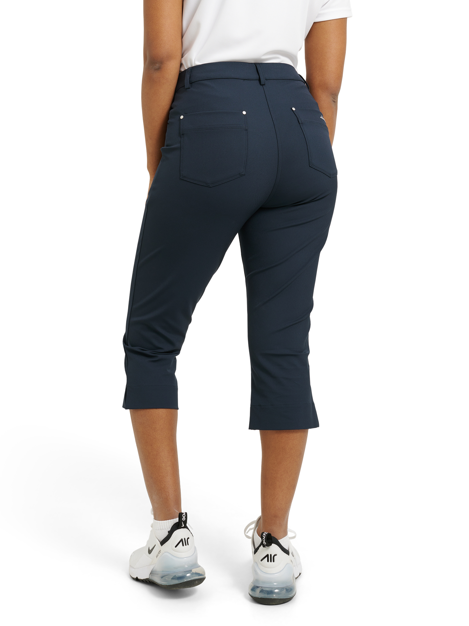 Elite capri - navy Capri - WOMEN | Golf clothing | Abacus Sport