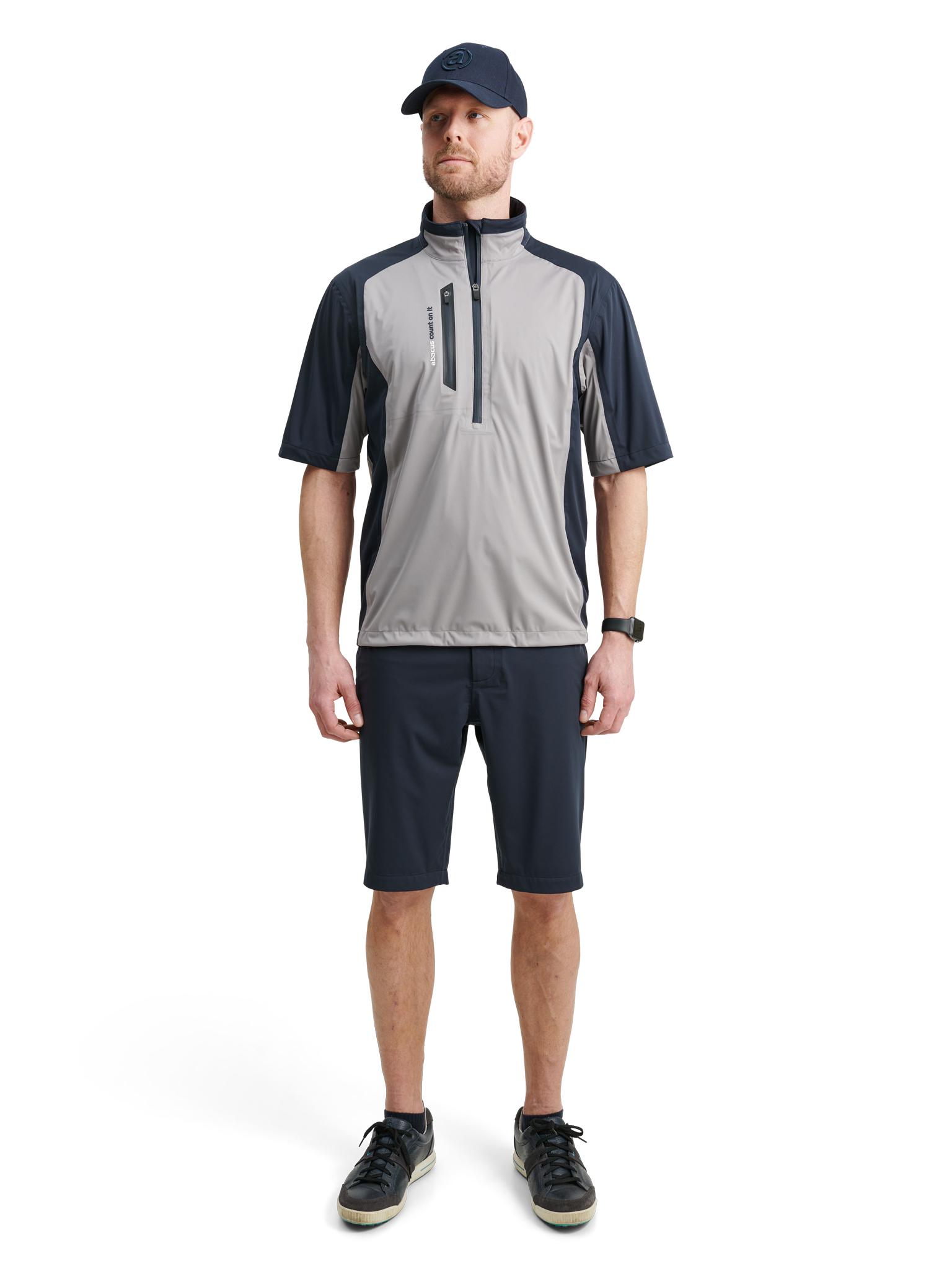 Bounce stretch rainshirt - grey Jackets - MEN | Golf clothing |