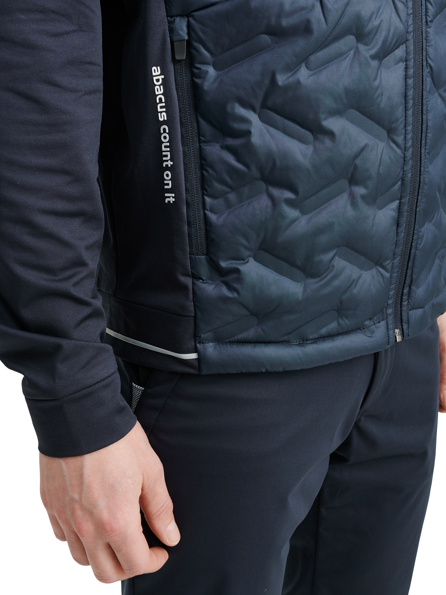 【GROVE】RUBEN JACKET Grove hybrid jacket - navy/lt.grey Jackets - MEN | Golf clothin