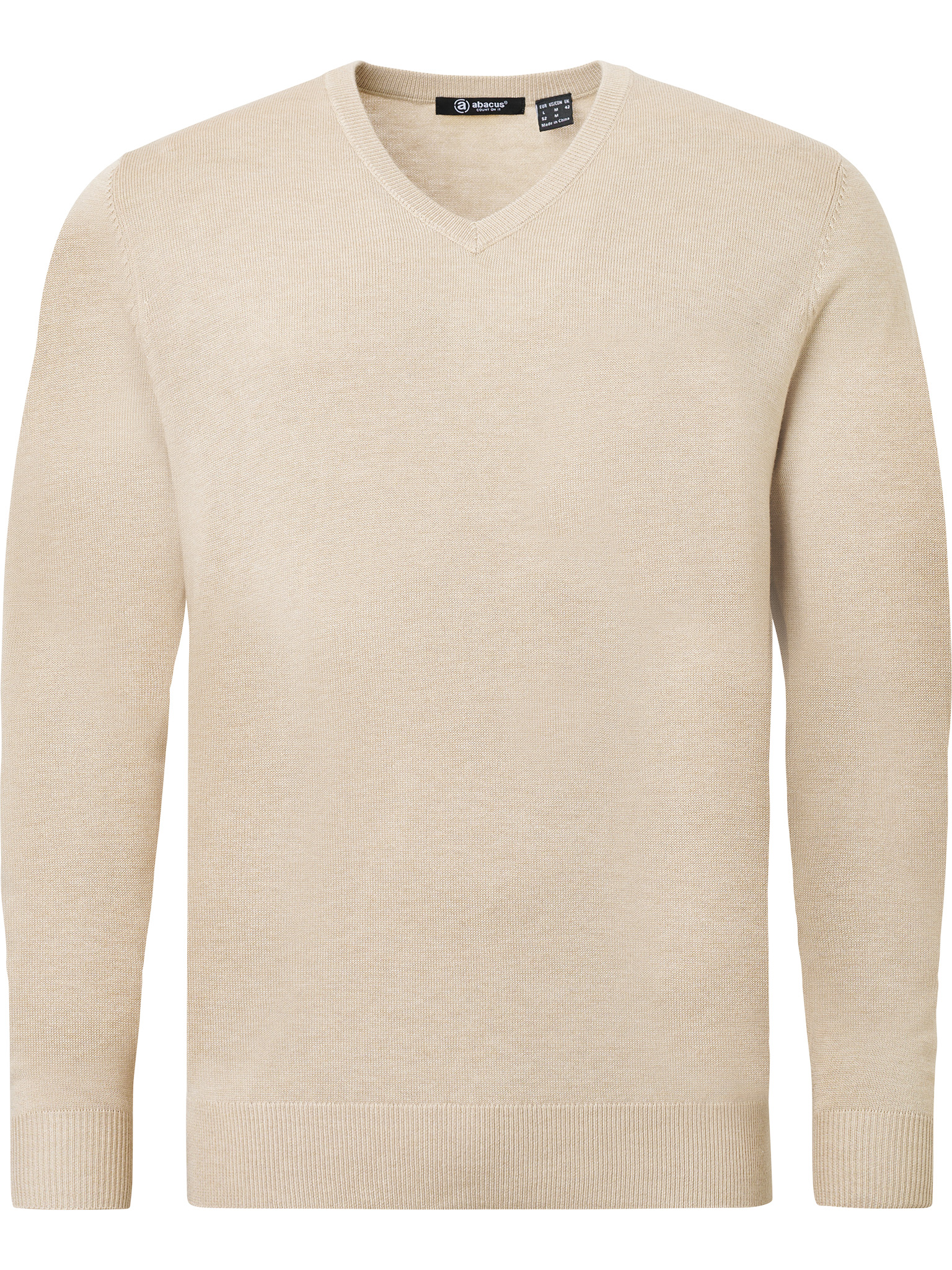 Mens Liffin V-neck pullover - sandshell