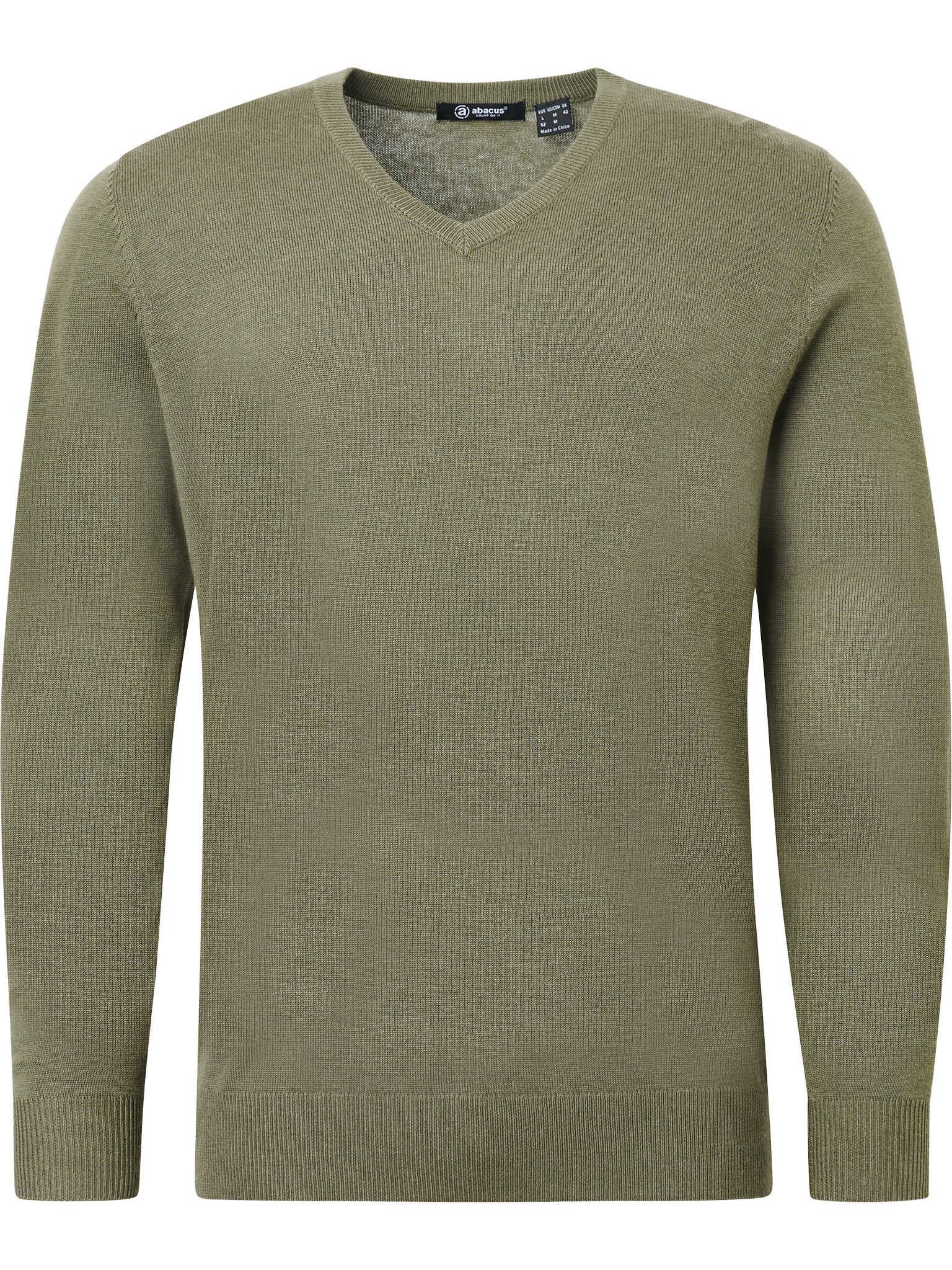 Mens Liffin V-neck pullover - forest