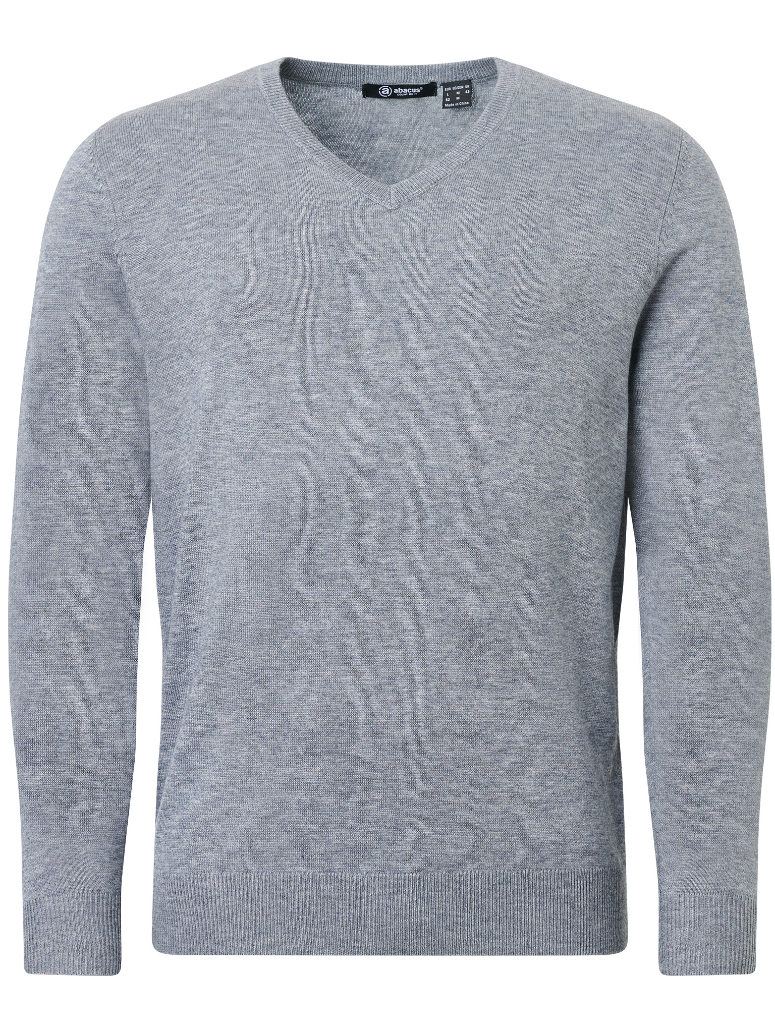 Mens Liffin V-neck pullover - greymelange