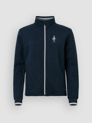 Lds Woburn midlayer fullzip - Solheim Cup-themed - navy
