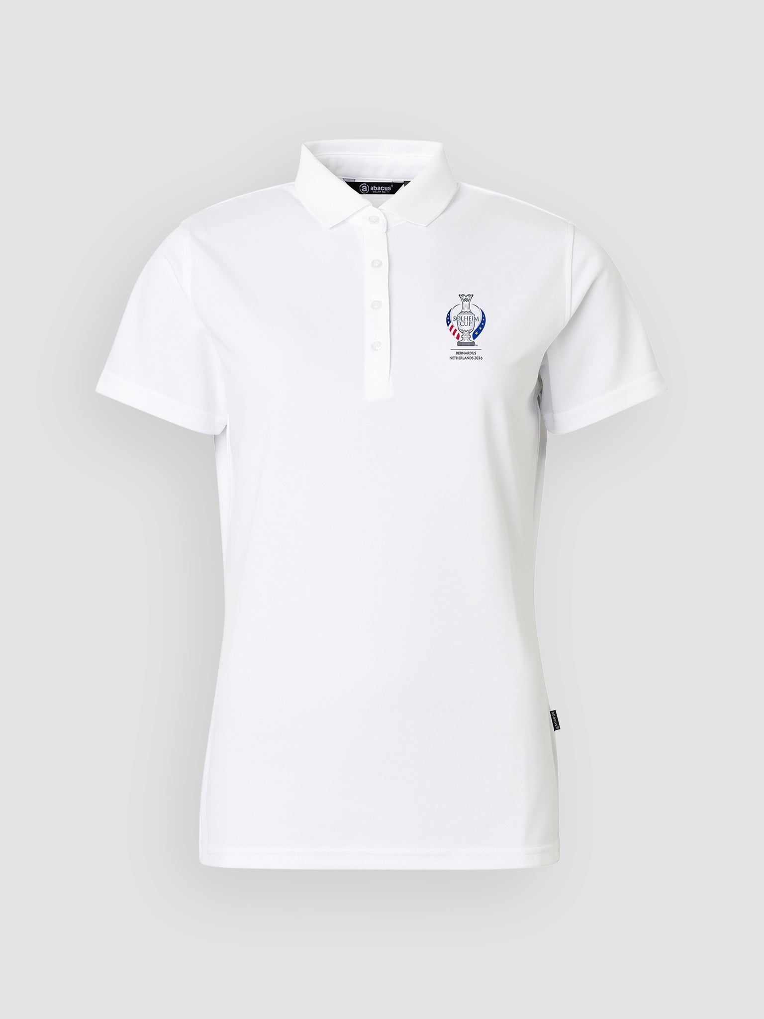 Lds Cray drycool polo - Solheim Cup-themed - white-1