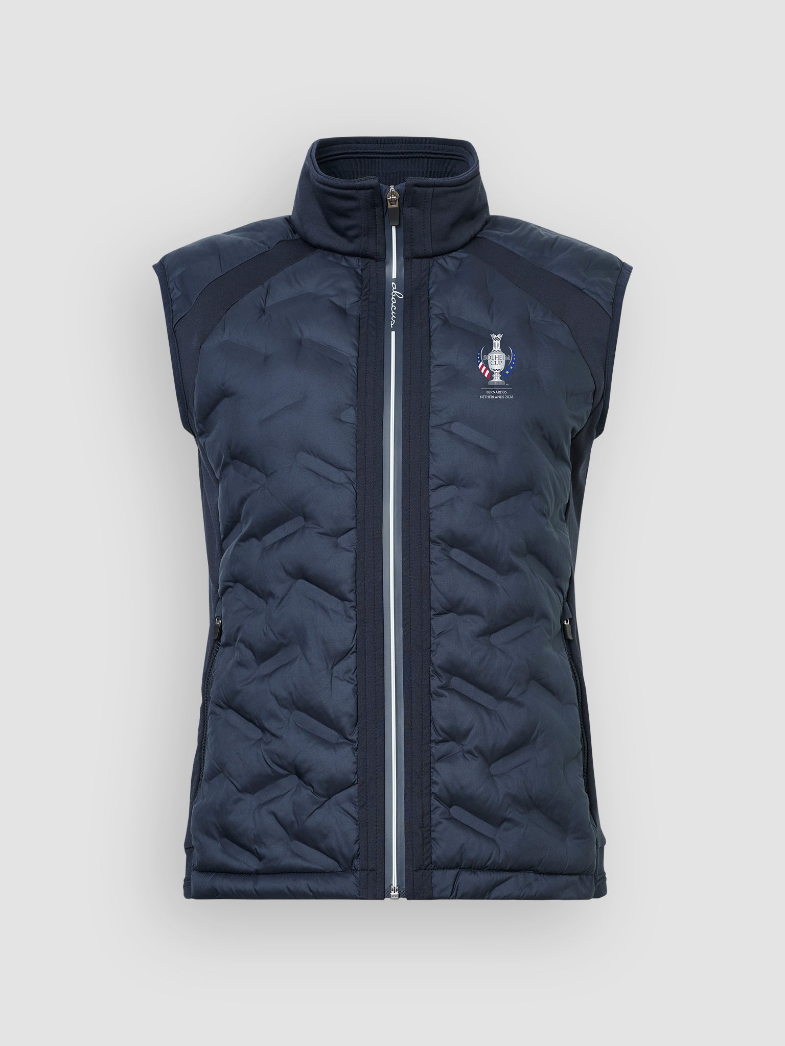 Lds Portrush hybrid vest - Solheim Cup-themed - navy-2