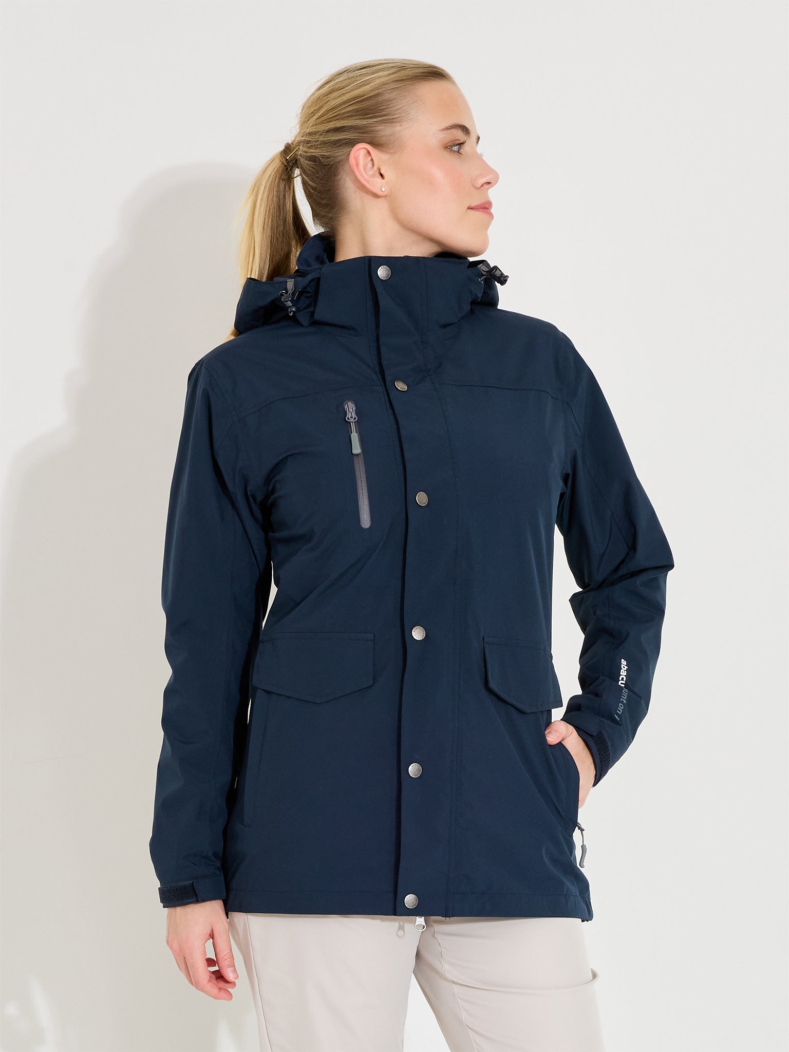 Lds Staff 3 in 1 jacket - navy-5
