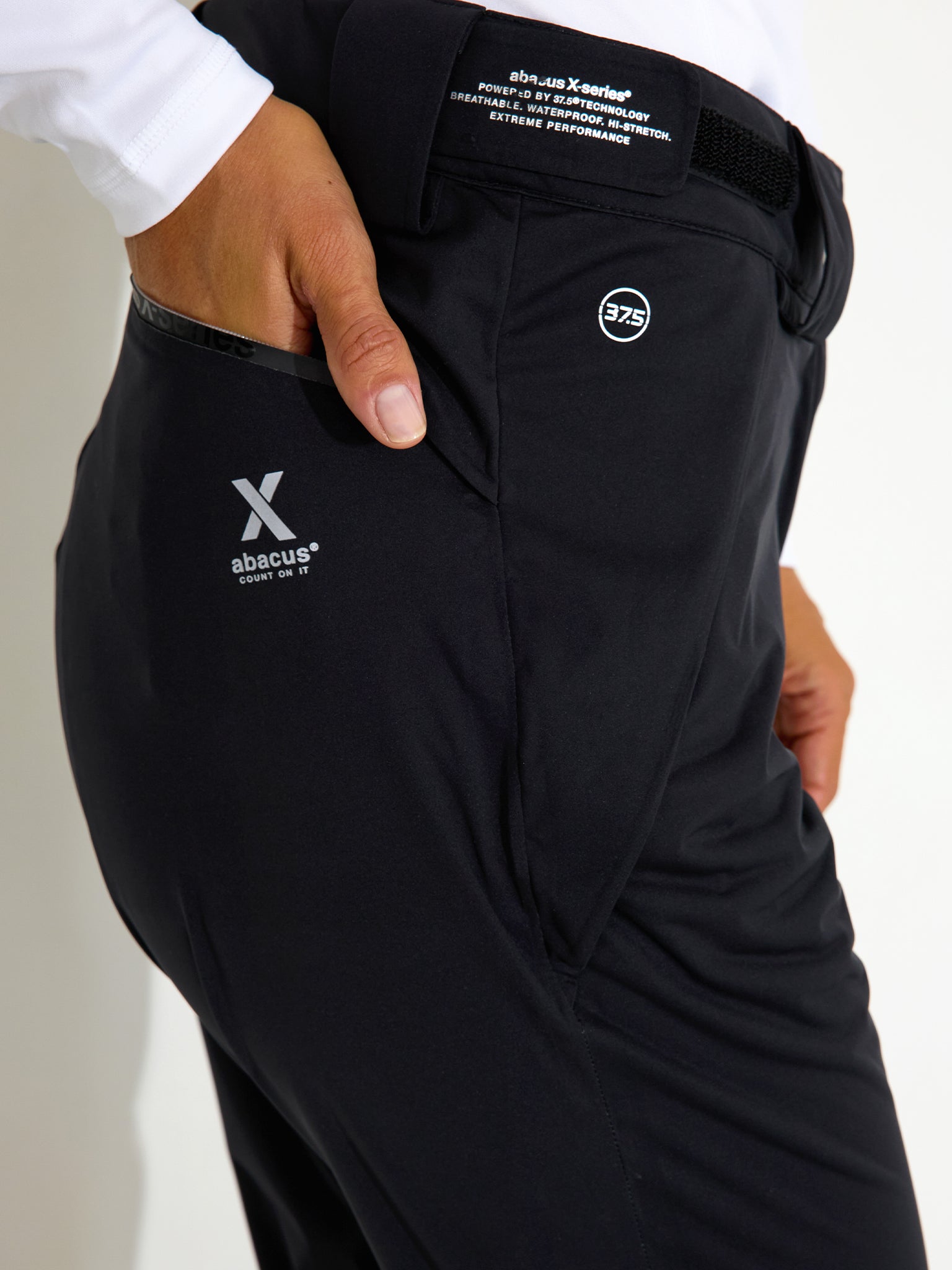 Lds Pitch 37.5 technology raintrousers - black-4