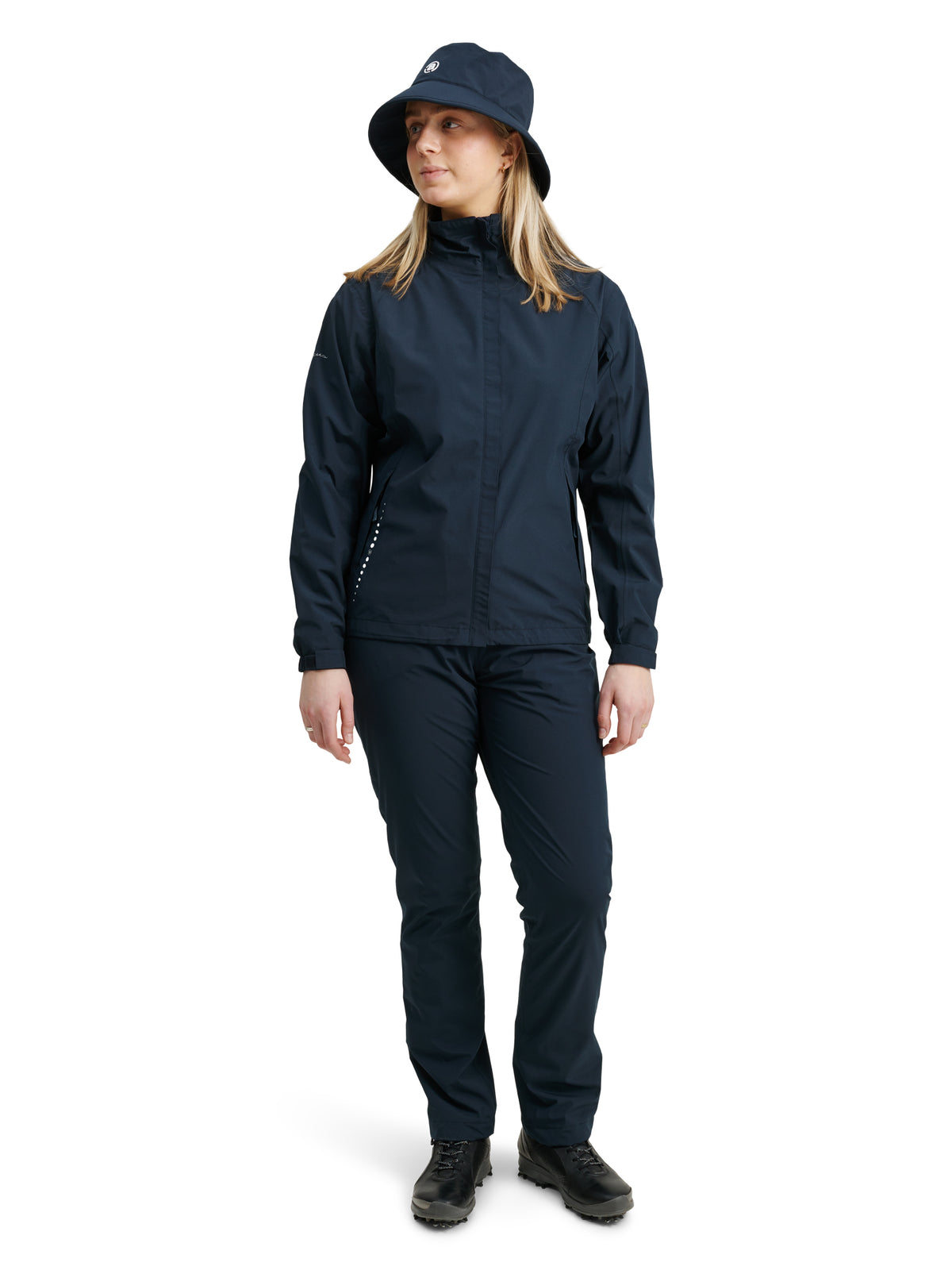Lds Links stretch rainjacket - navy (Archive edition)-3