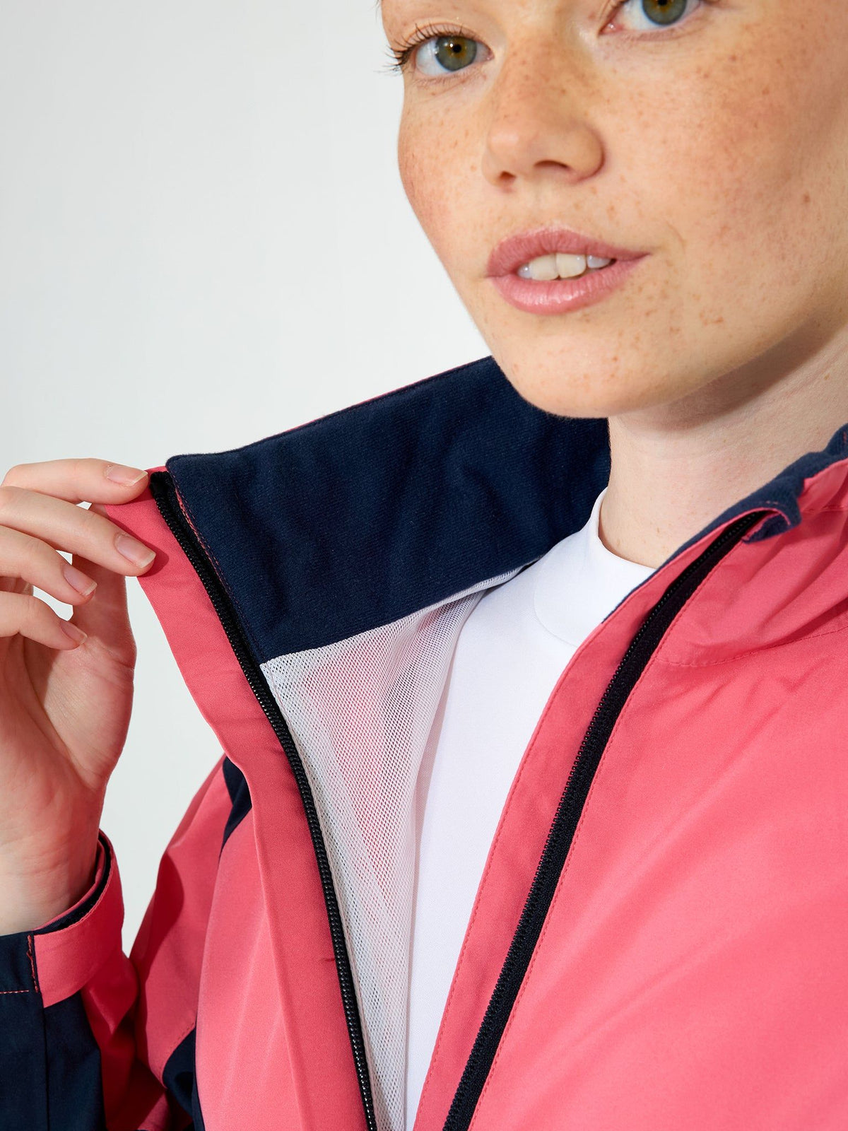 Lds Links stretch rainjacket - lipstick-4