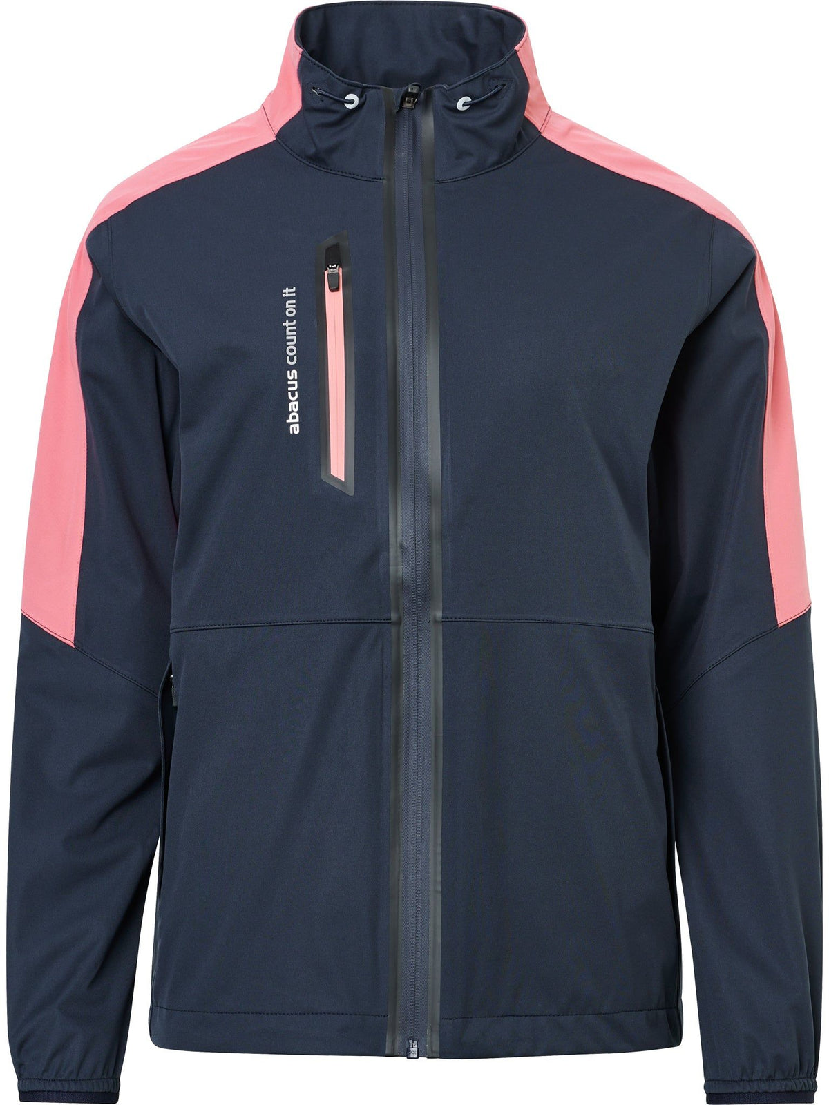 Lds Bounce rainjacket - navy/lipstick-5
