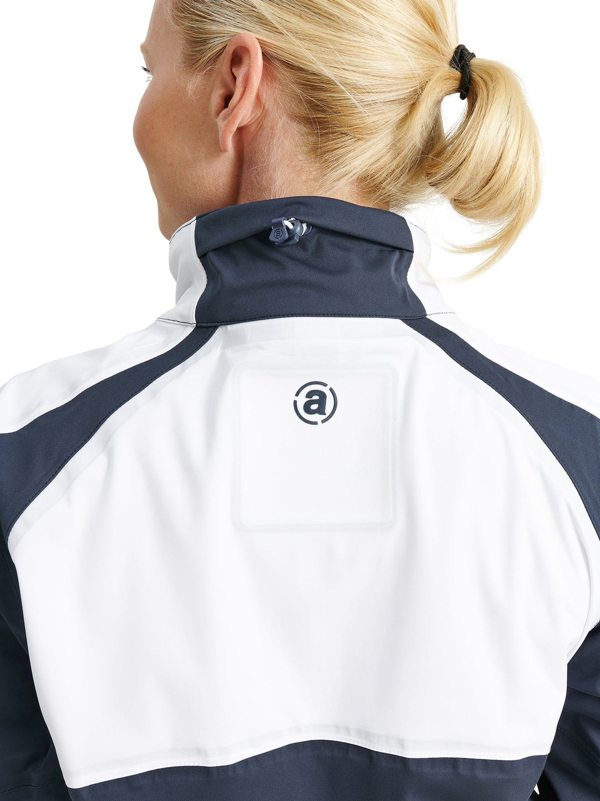 Lds Bounce rainjacket - navy/white-2