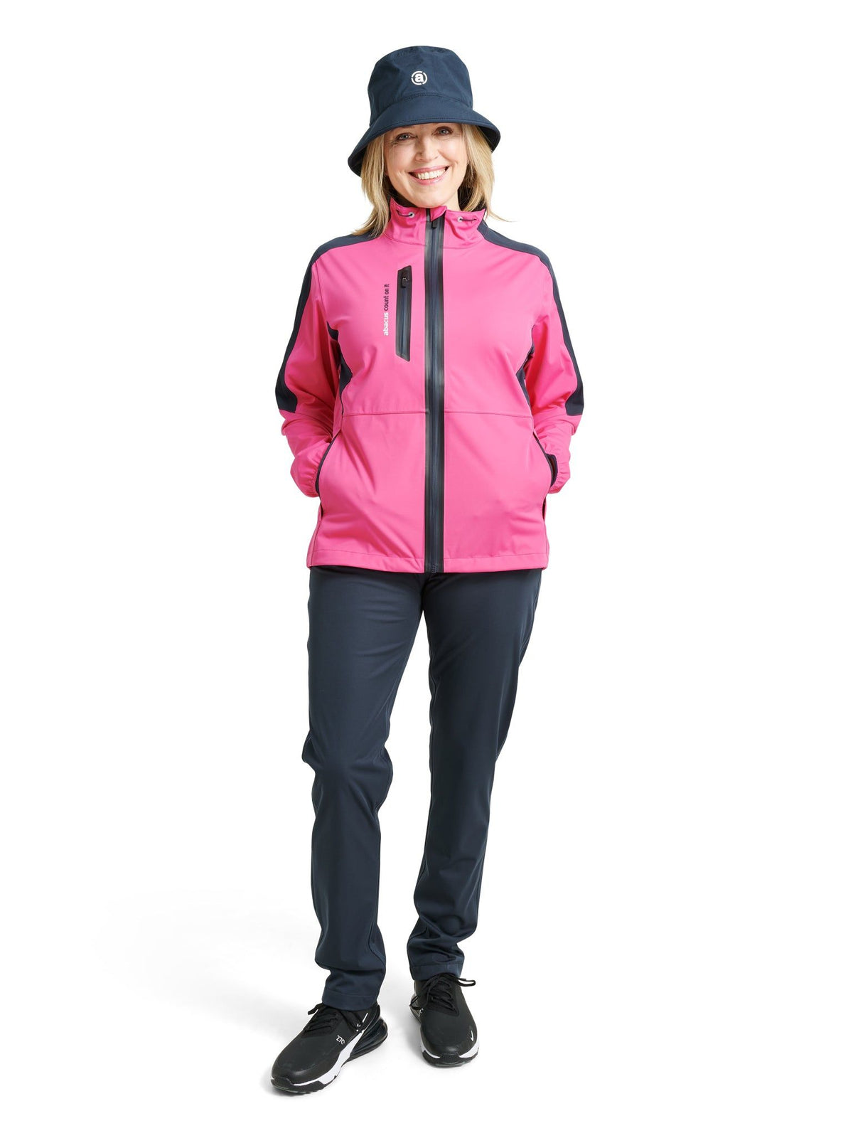 Lds Bounce rainjacket - rose-2