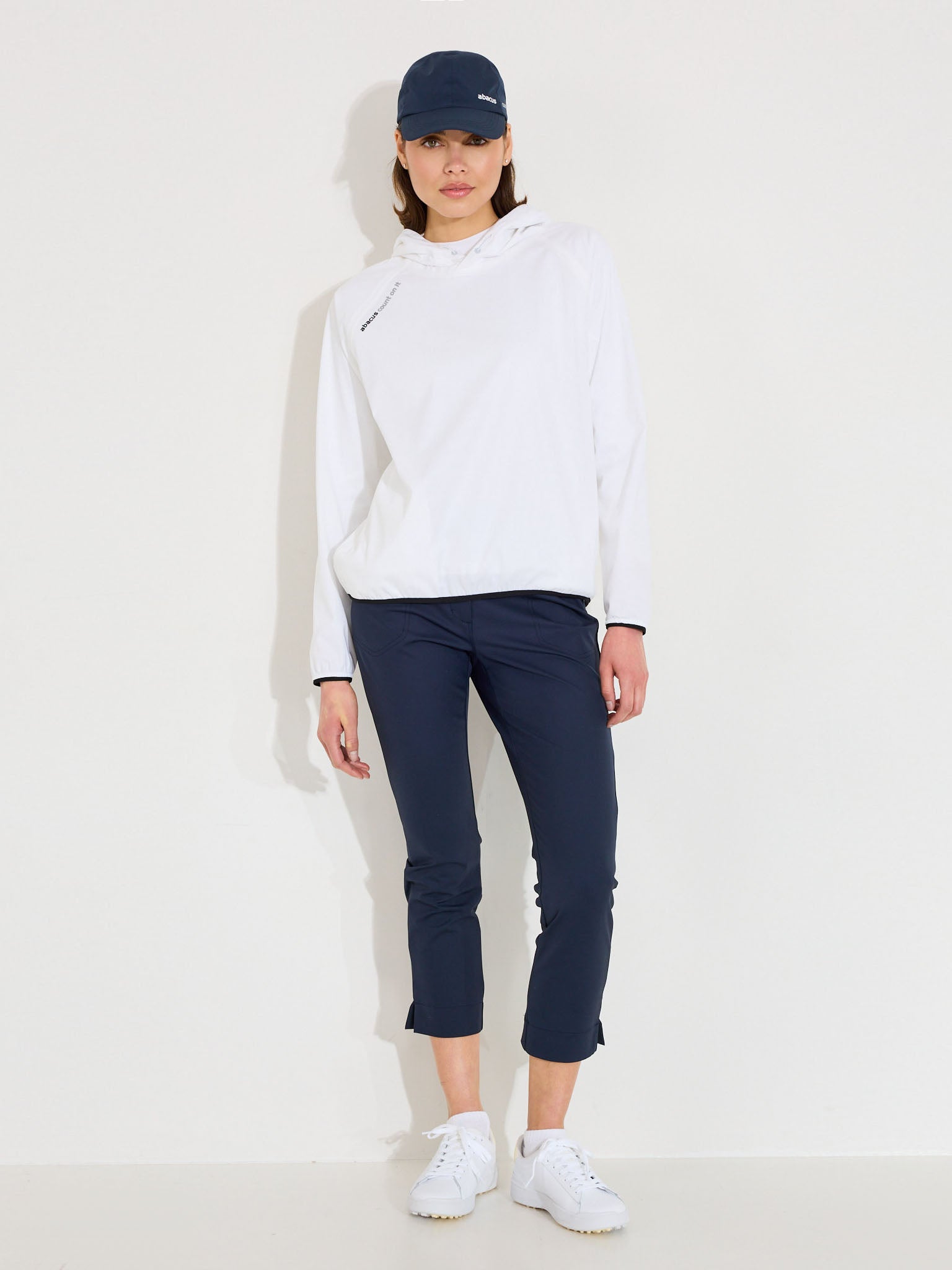 Lds Bounce waterproof hoodie - white-5