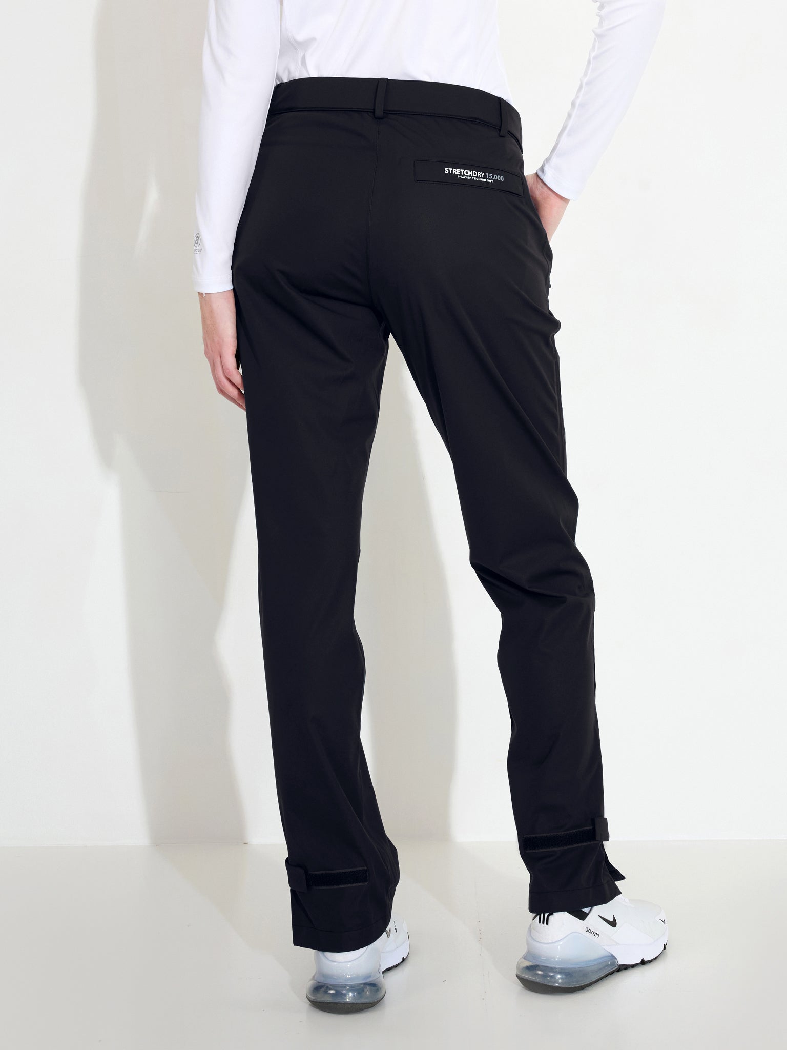 Lds Bounce raintrousers - black-4