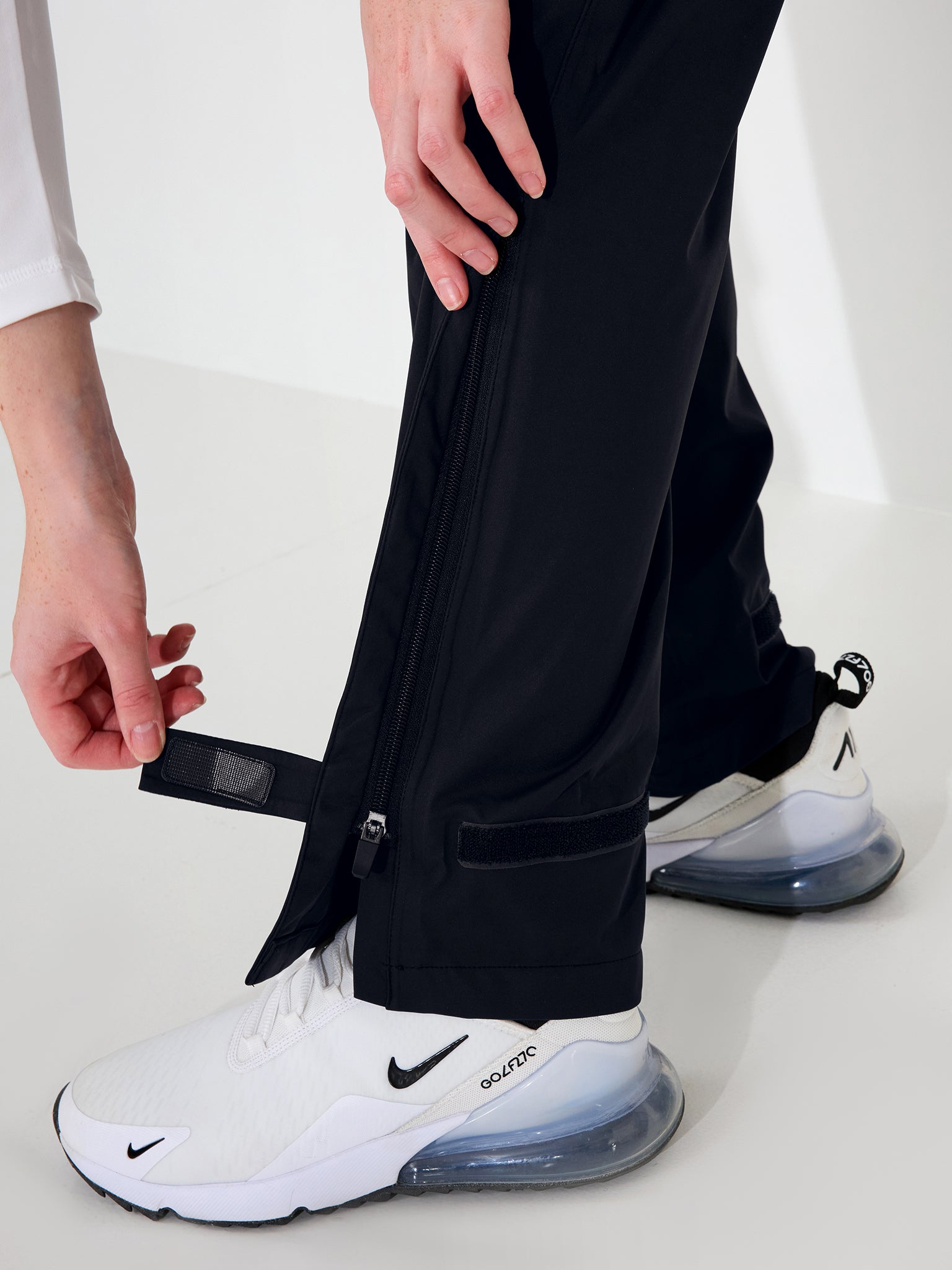 Lds Bounce raintrousers - black-3