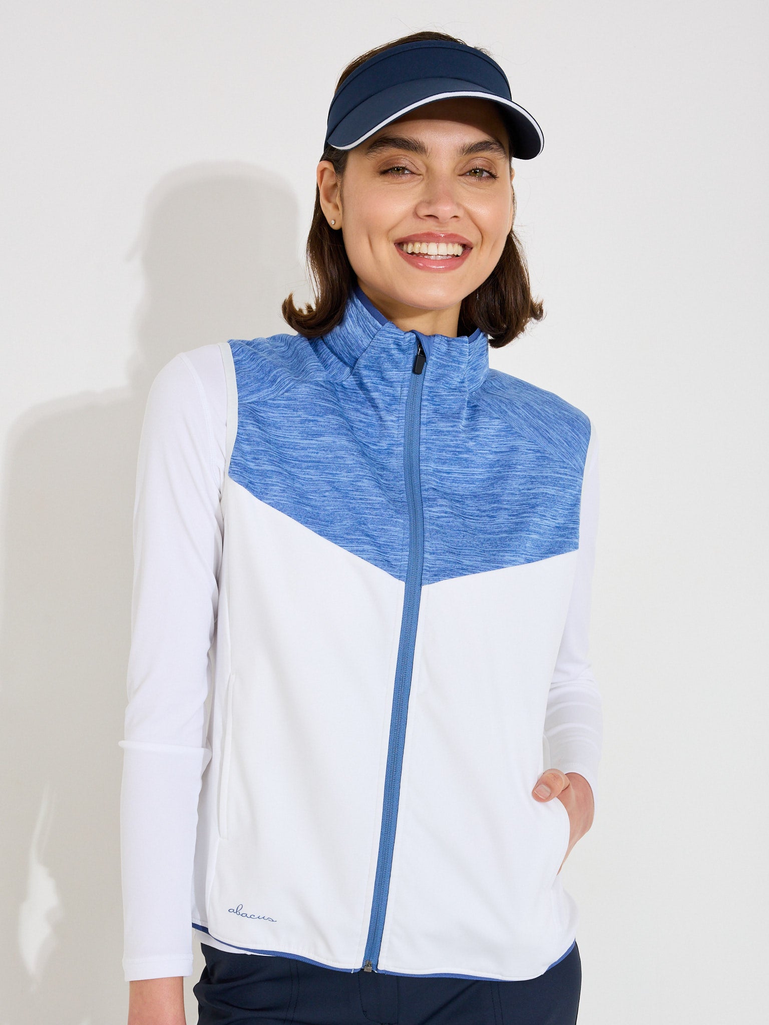 Lds Kingsbarns hybrid vest - horizon blue