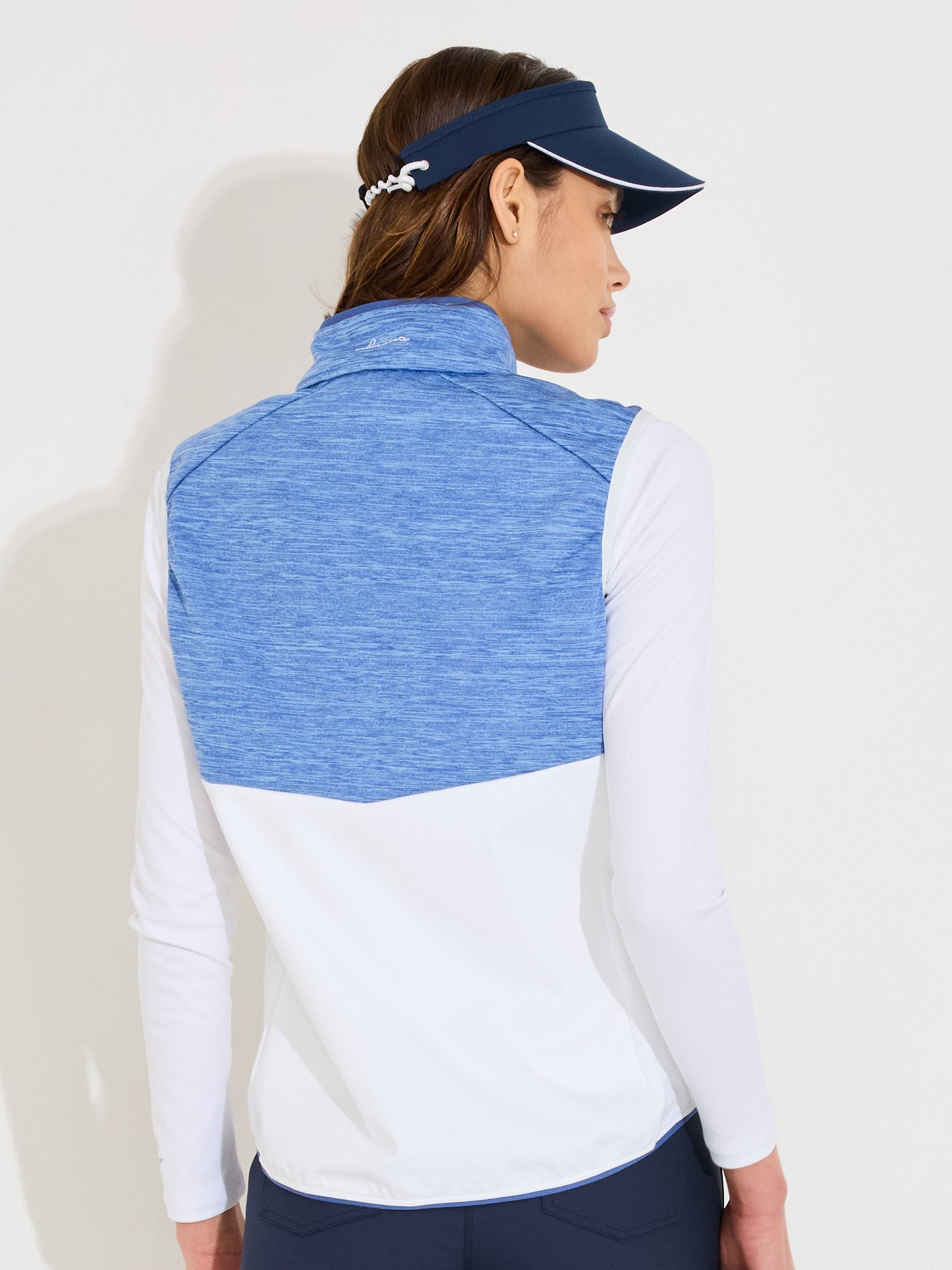 Lds Kingsbarns hybrid vest - horizon blue