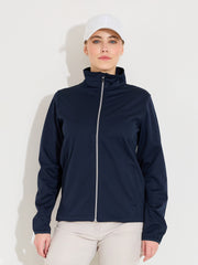 Lds Lytham softshell jacket - navy