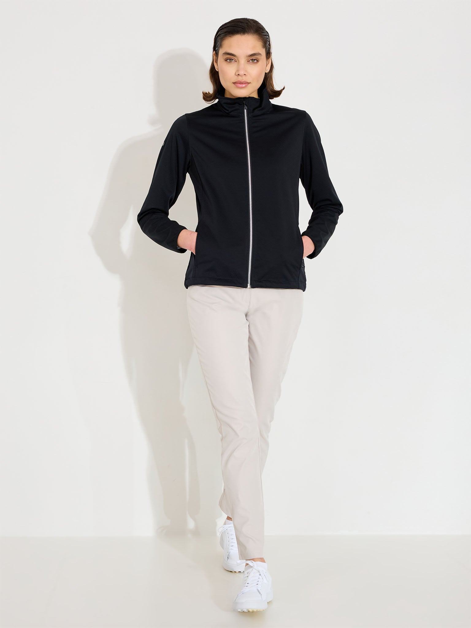 Lds Lytham softshell jacket - black-4