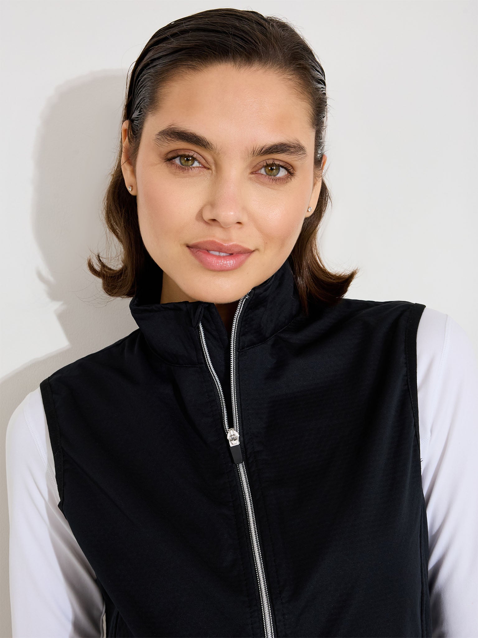 Lds Lytham softshell vest - black-5