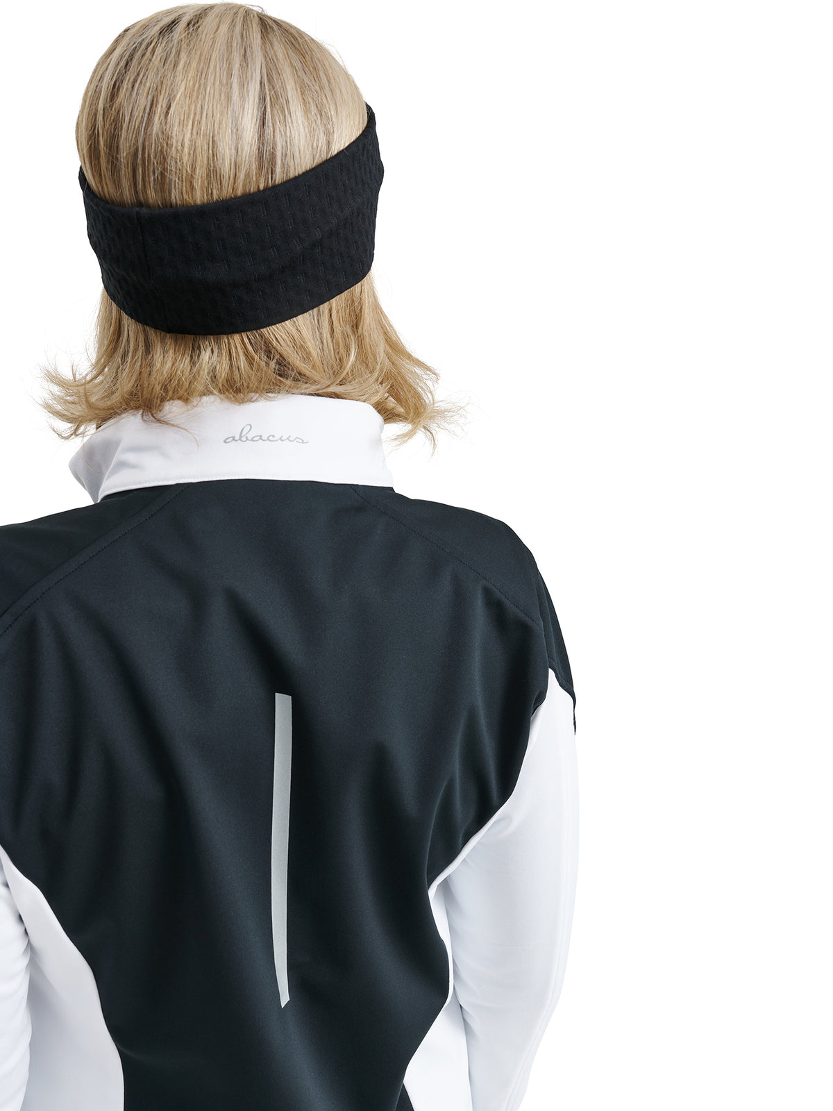Lds Dornoch softshell hybrid jacket - black/white-2