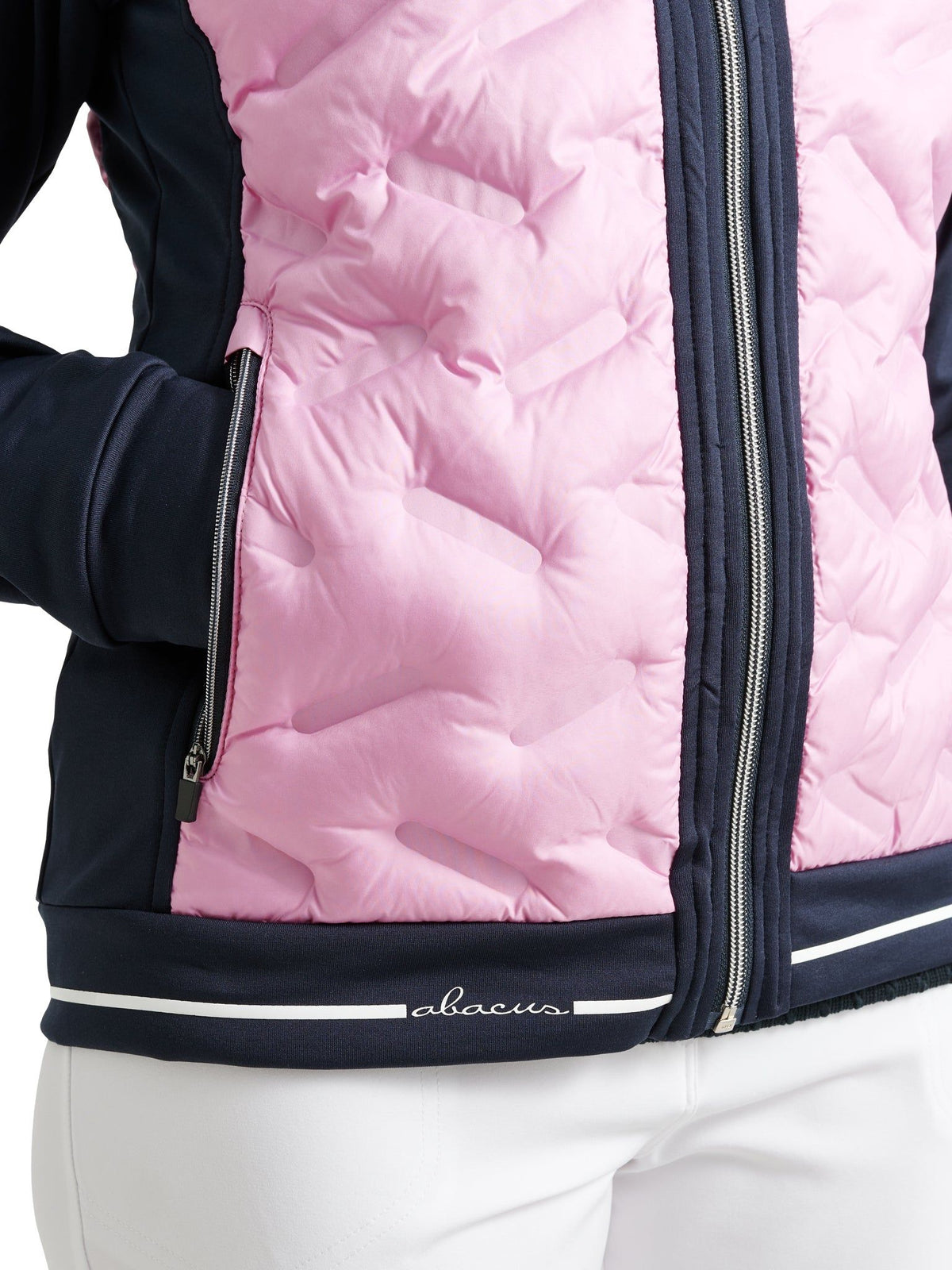 Lds Grove hybrid jacket - navy/peony-3