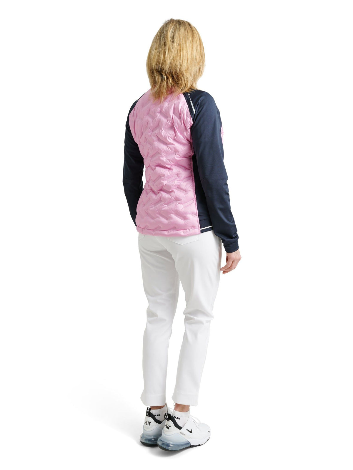 Lds Grove hybrid jacket - navy/peony-5