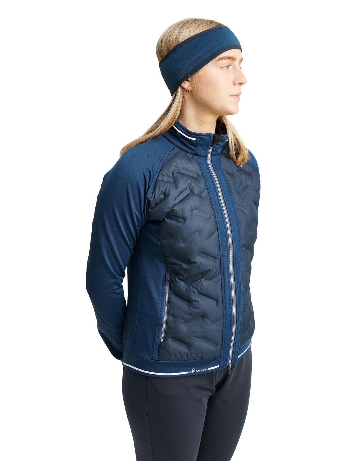 Lds Grove hybrid jacket - peacock blue-1